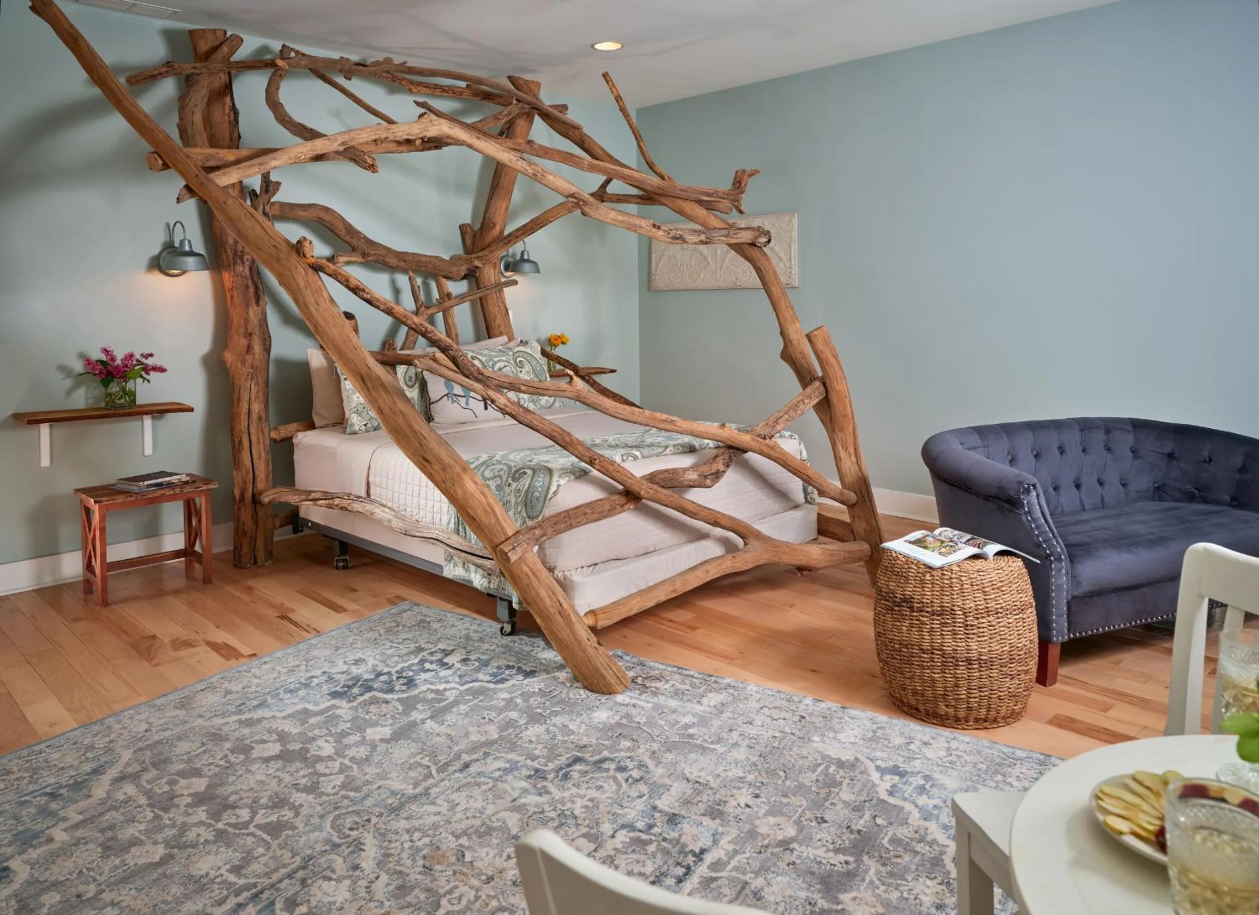 Bed in Goldberry Woods- A Modern Farm Resort