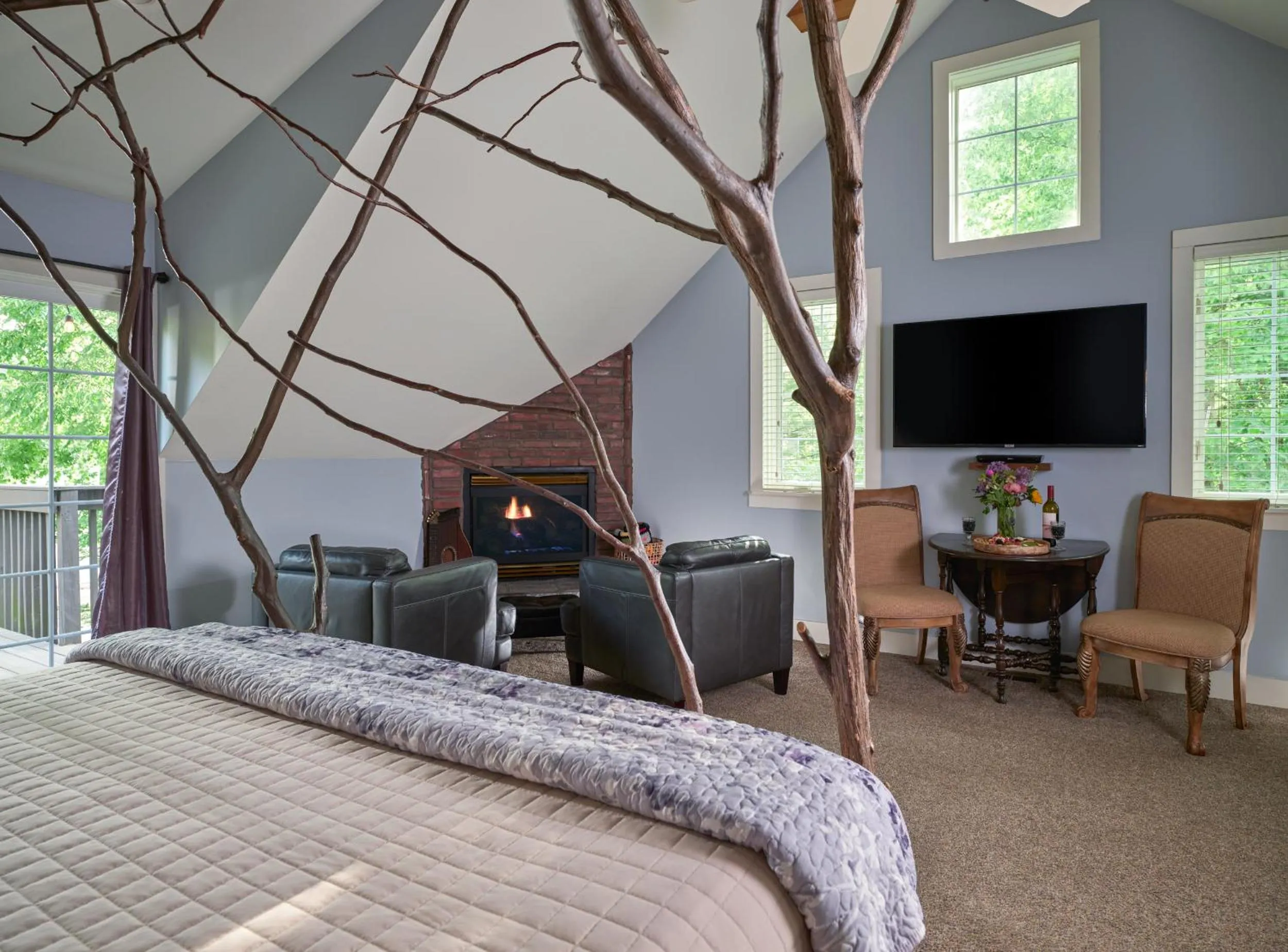 Bed in Goldberry Woods- A Modern Farm Resort