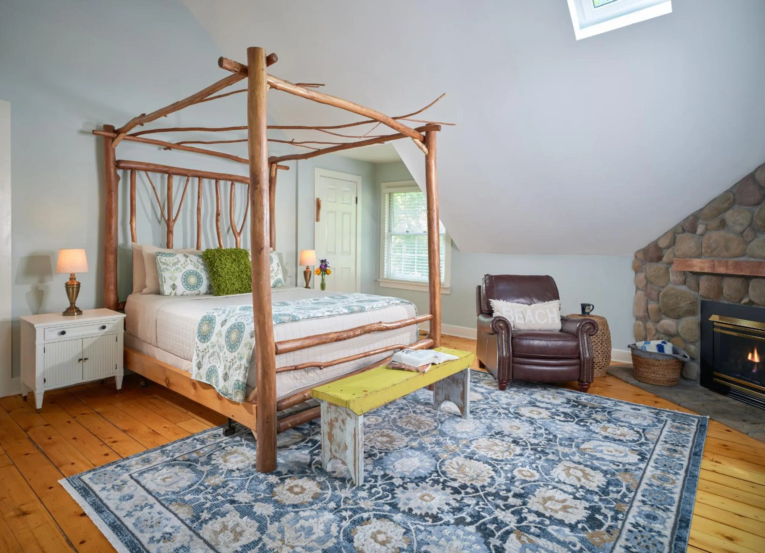 Bed in Goldberry Woods- A Modern Farm Resort