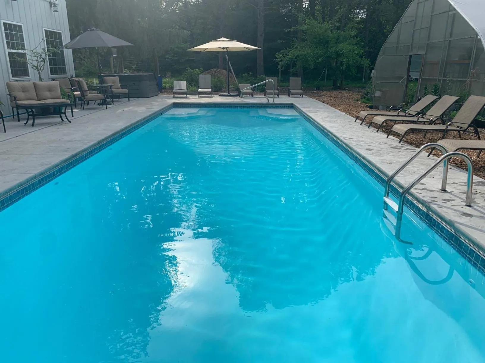 Swimming pool in Goldberry Woods- A Modern Farm Resort