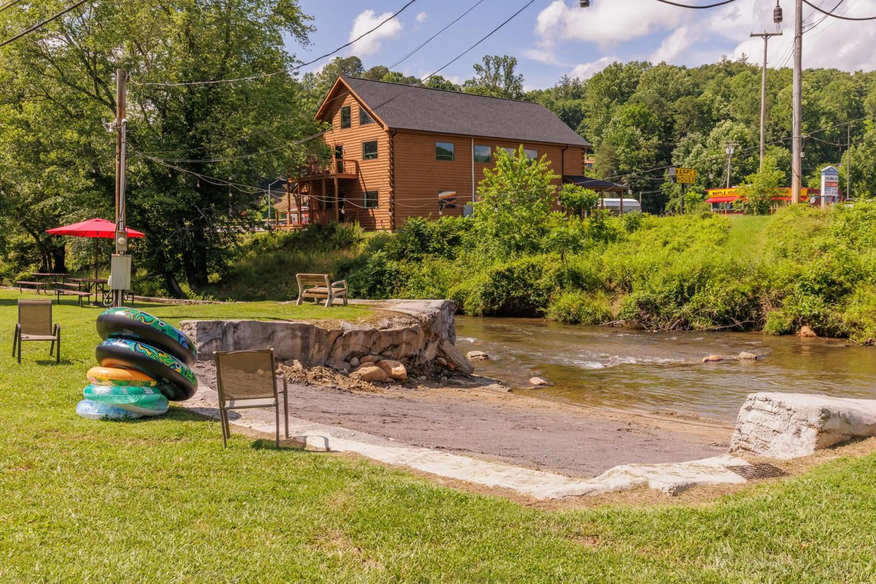 Beach in Qualla Cabins and Motel Cherokee near Casino