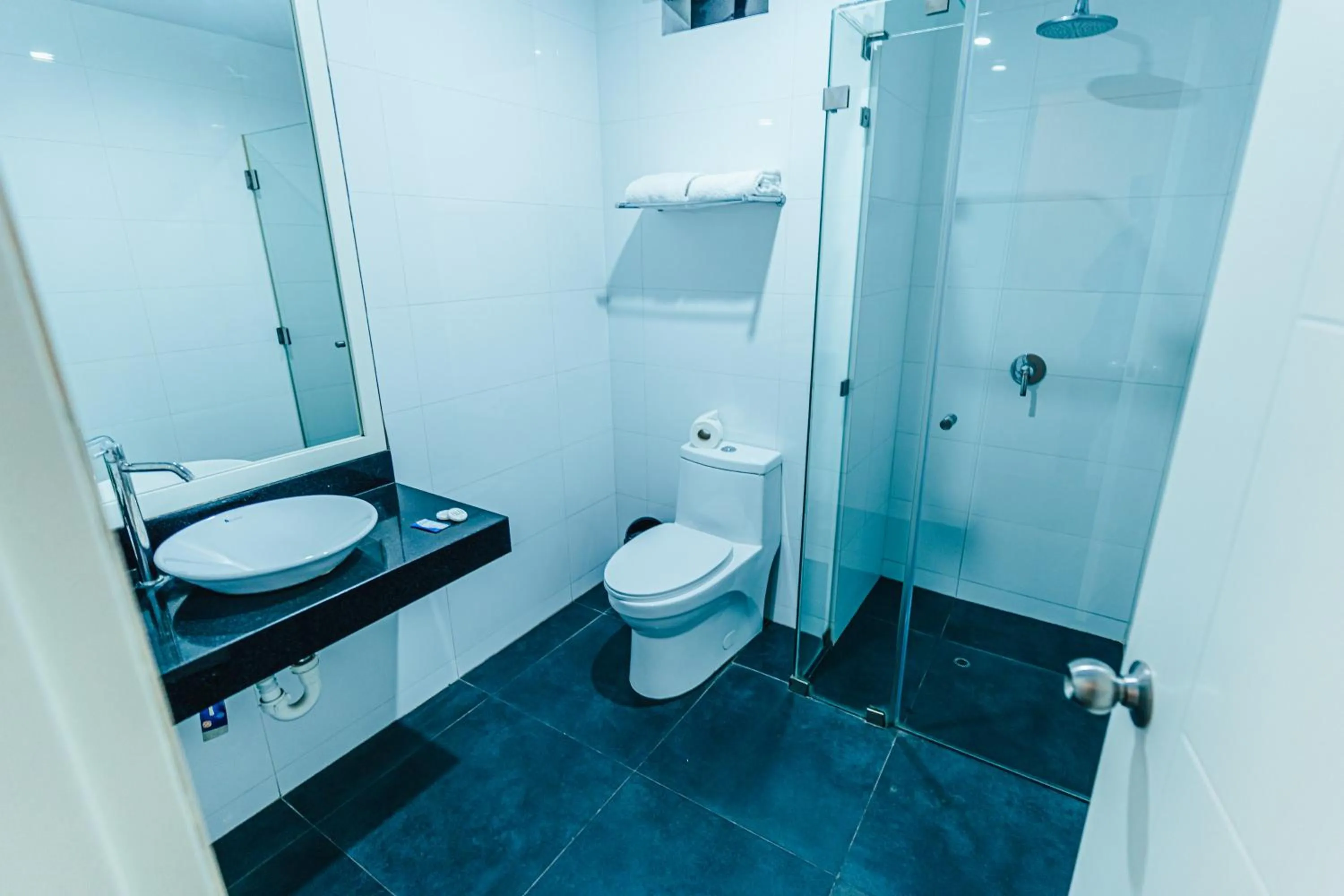 Bathroom in Hotel Hacienda Lima Norte