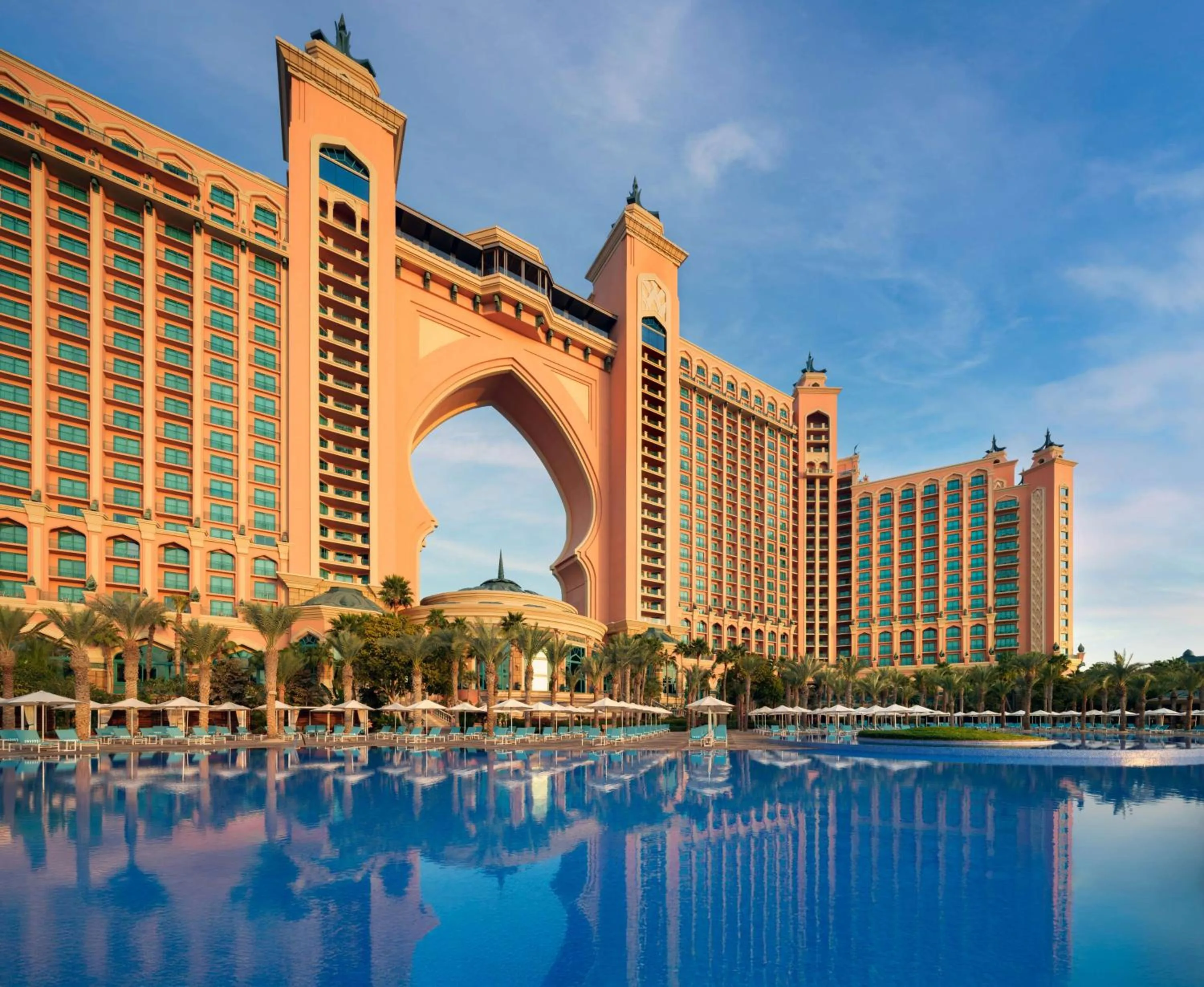 Pool view in Atlantis, The Palm