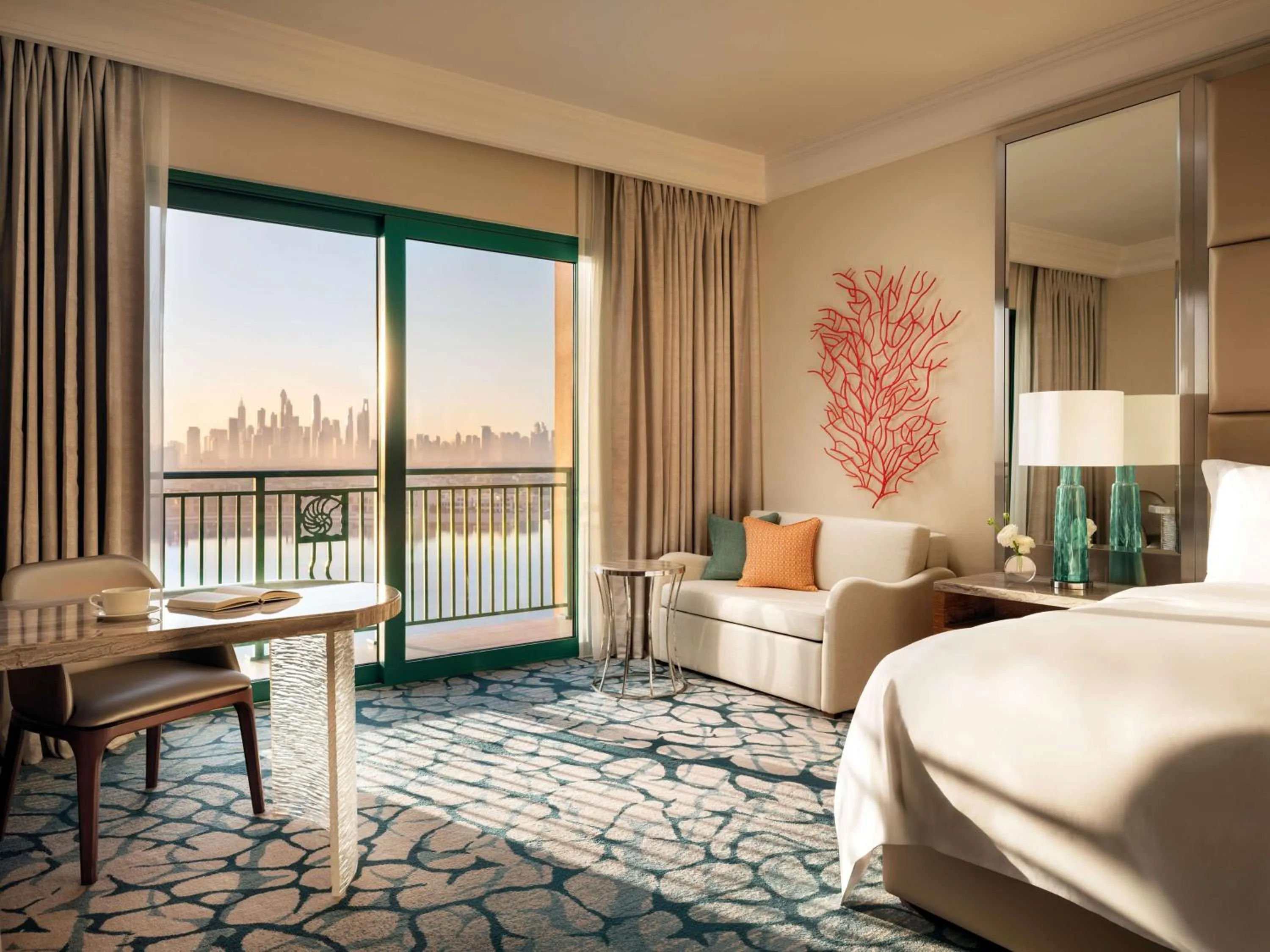 View (from property/room), Bed in Atlantis, The Palm