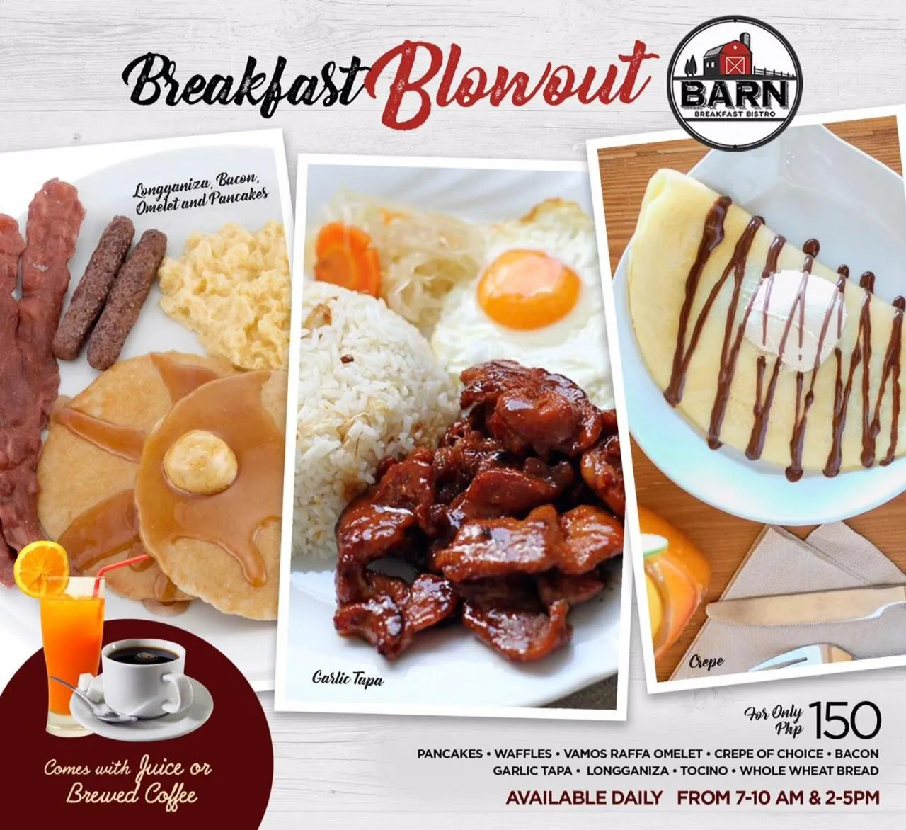 Breakfast in Bed and Bath Serviced Suites