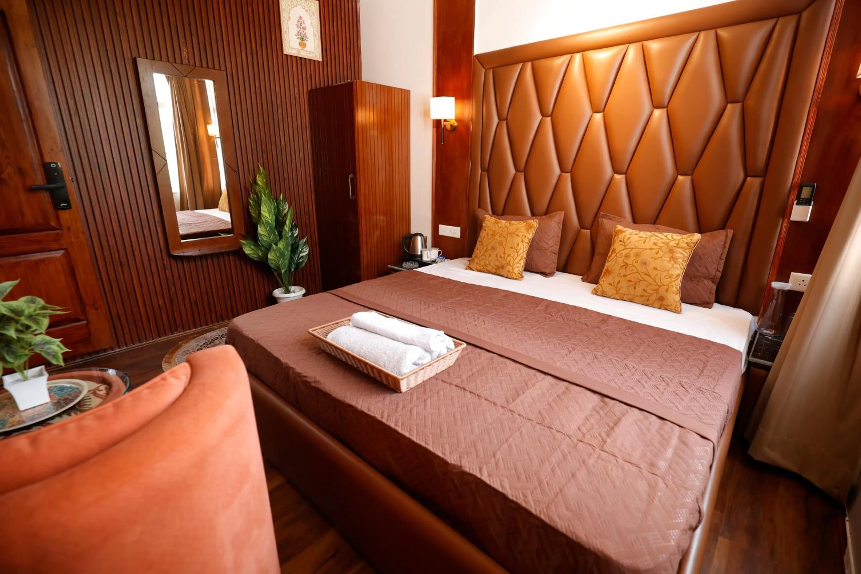 Bed in Walisons Peace Resort