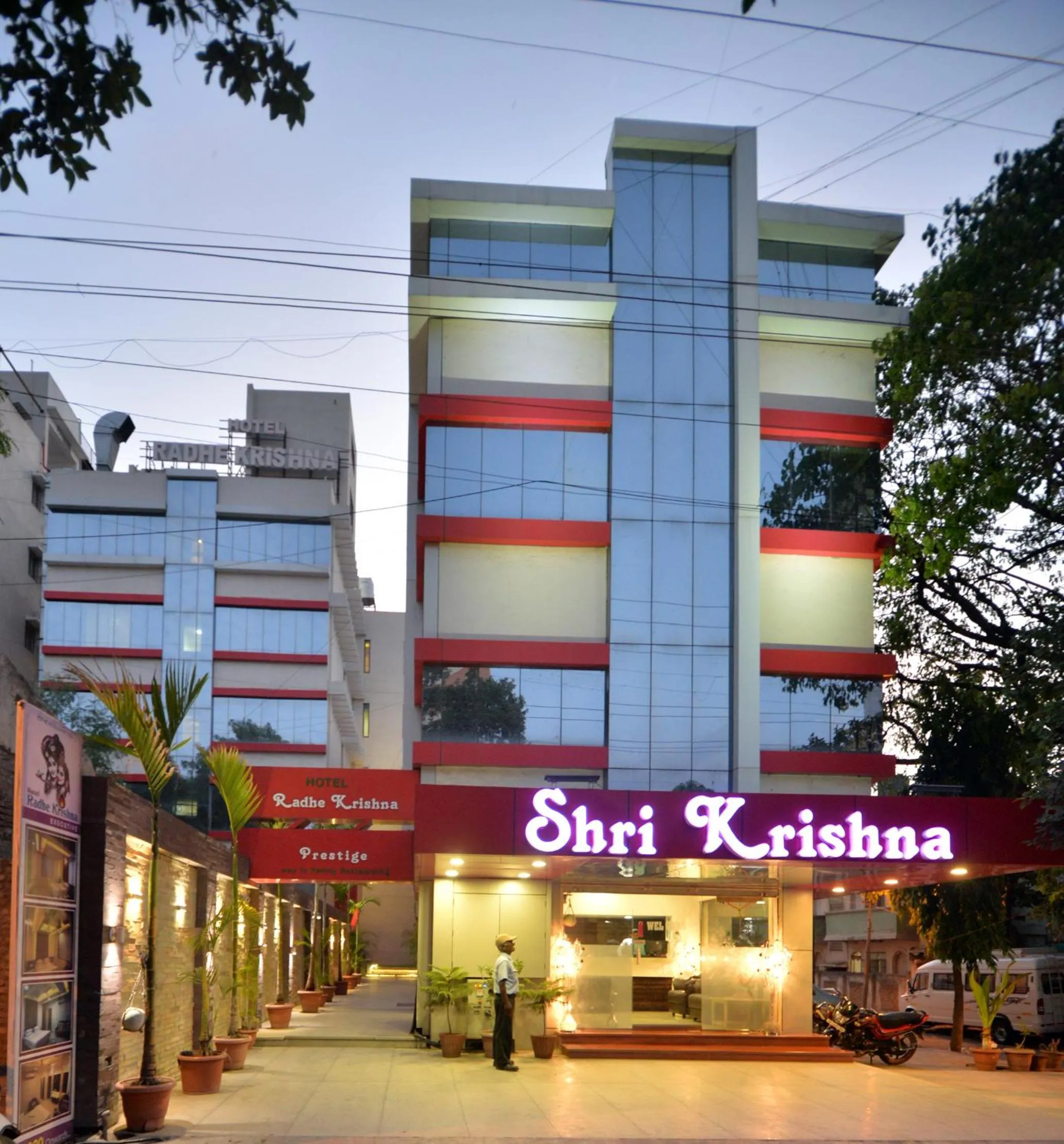 Property building in Hotel Radhe Krishna