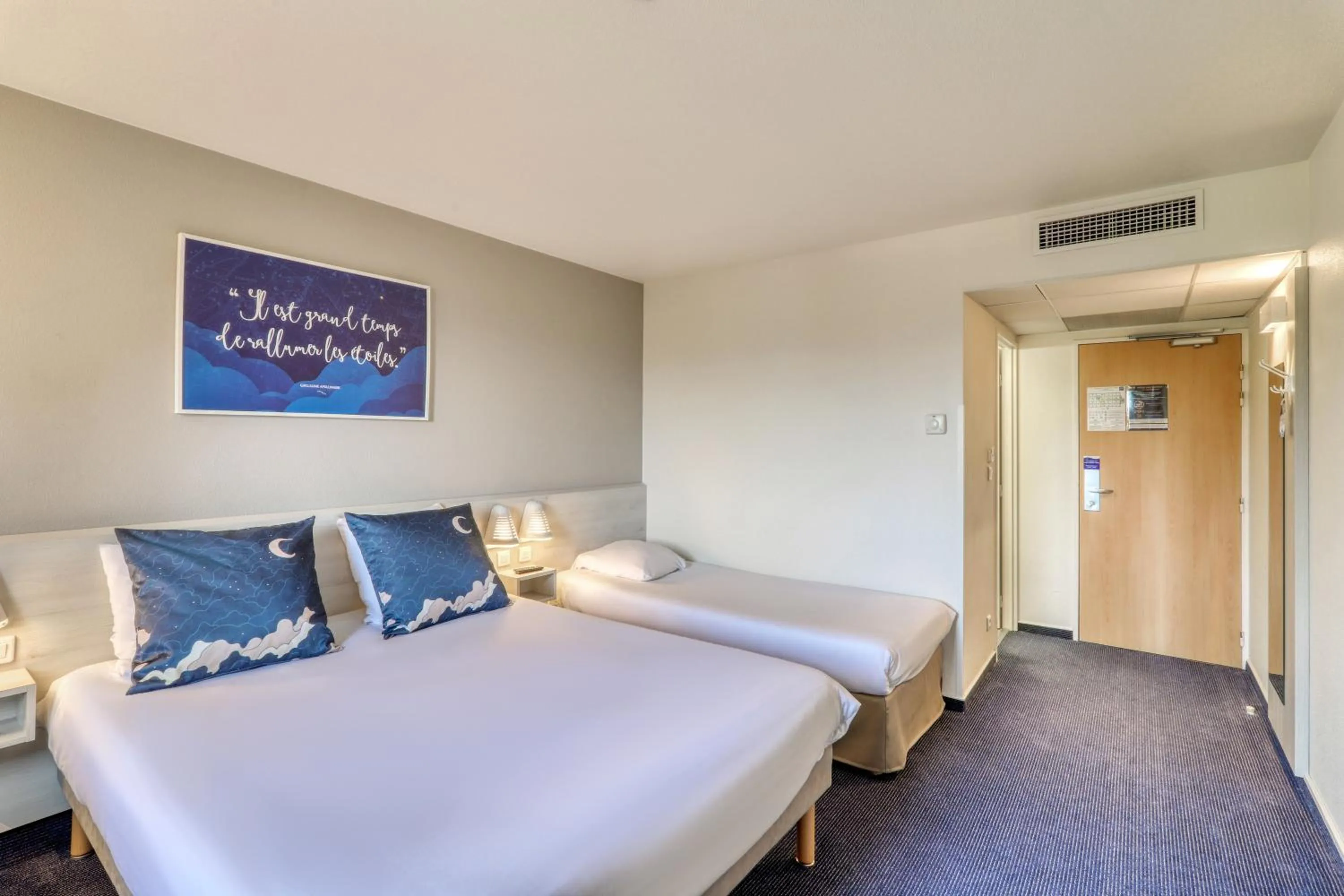 Bed in Ace Hotel Riom