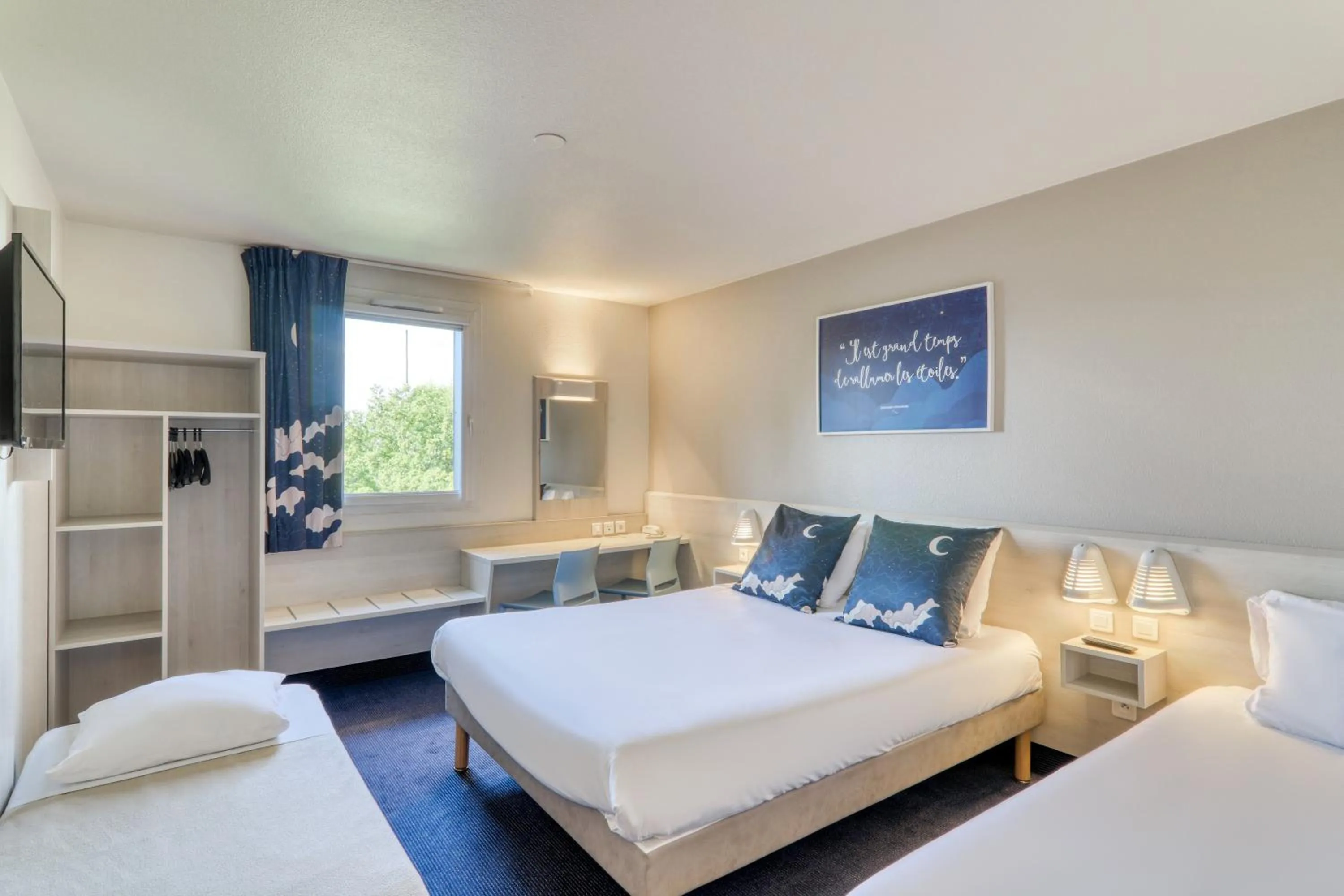 Bed in Ace Hotel Riom