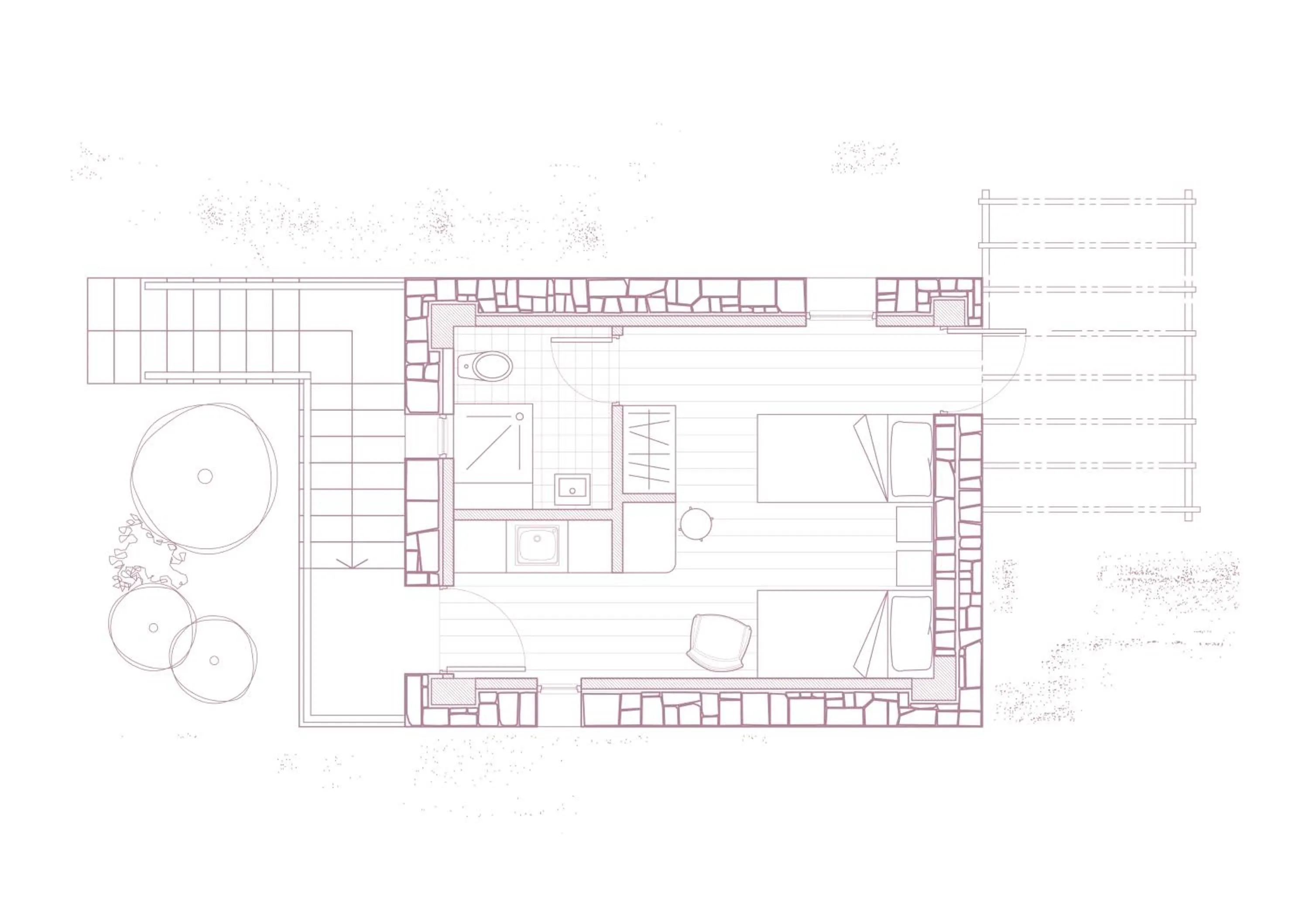 Floor plan in Nomads House