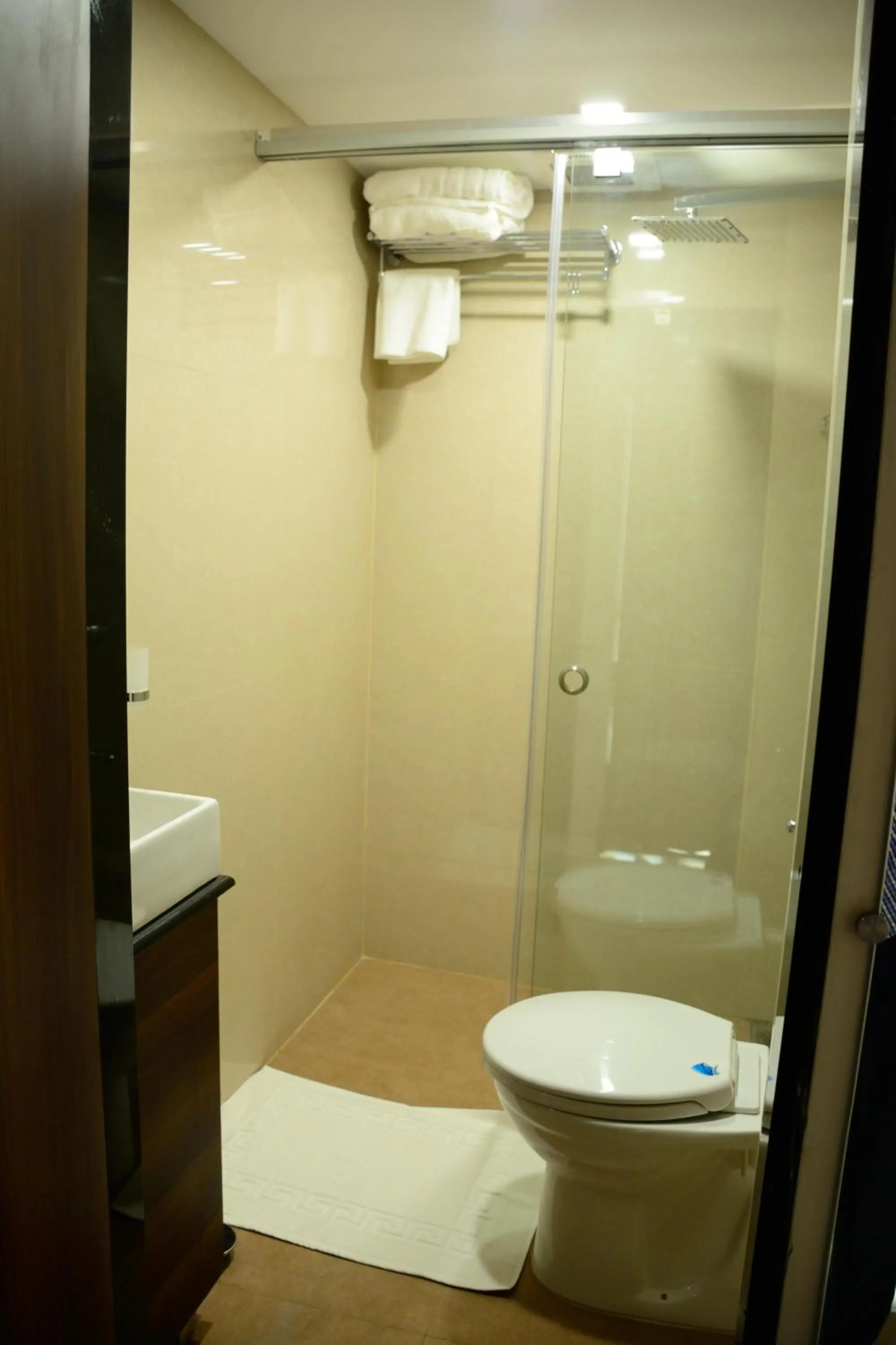 Shower in Lime Tree Hotel