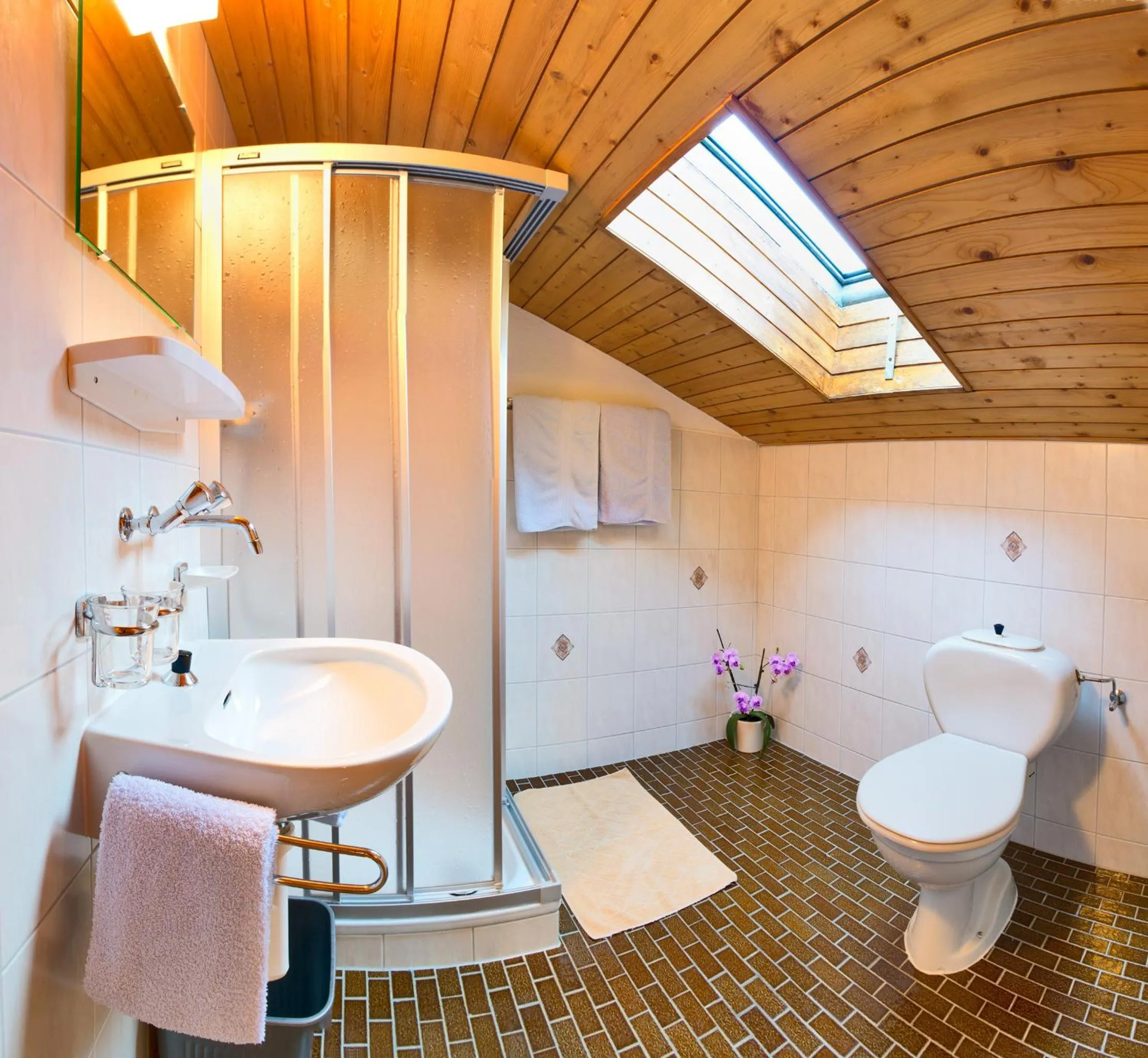 Bathroom in Hotel Adler