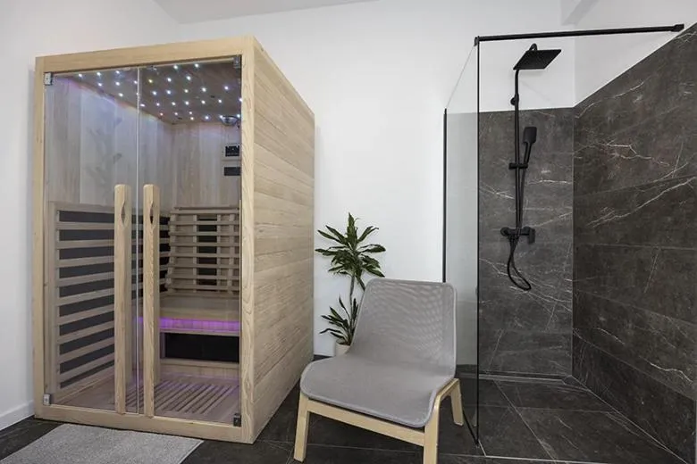 Sauna in Apartments Villa Mili