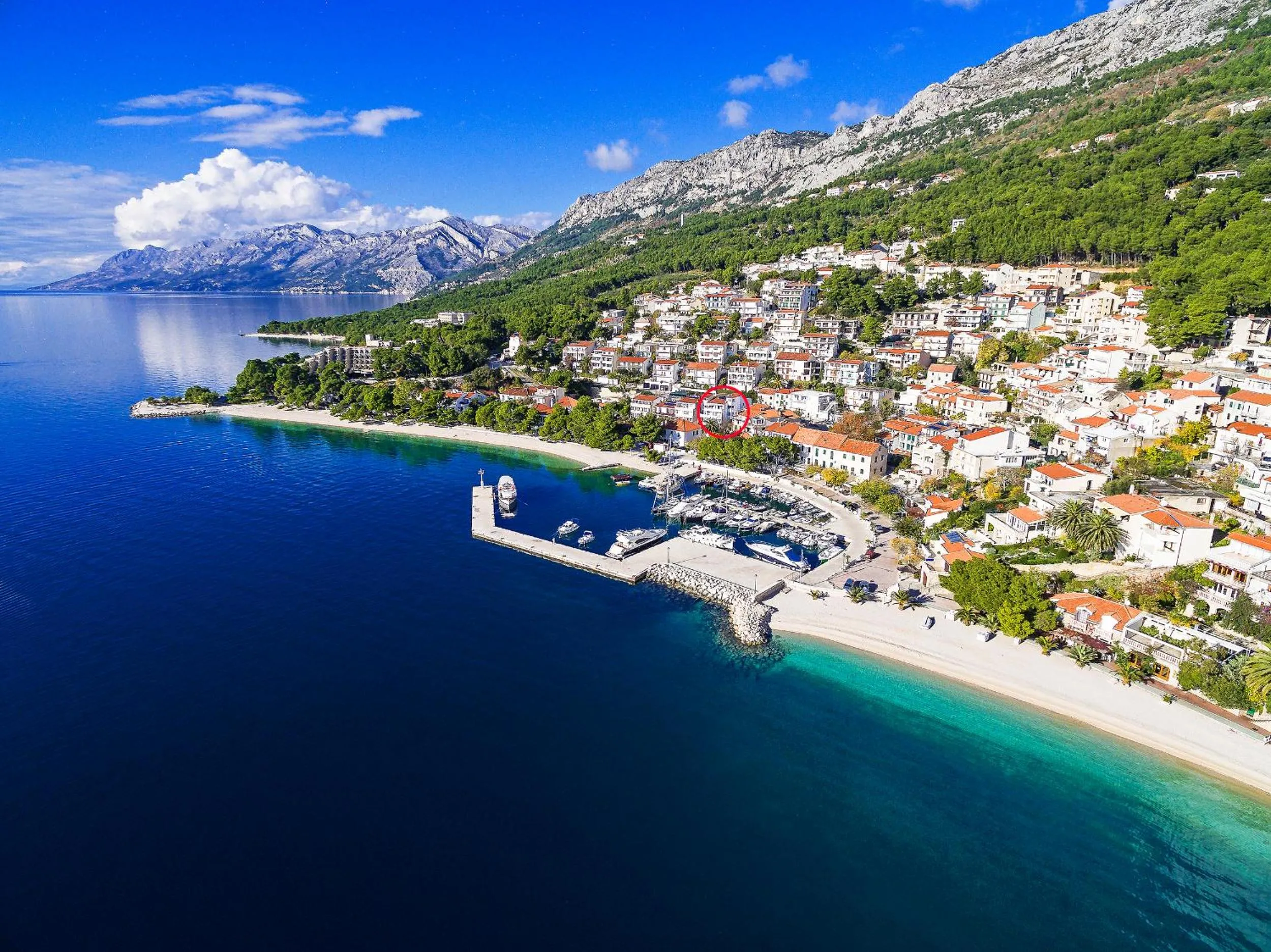 Location in Apartments Villa Mili
