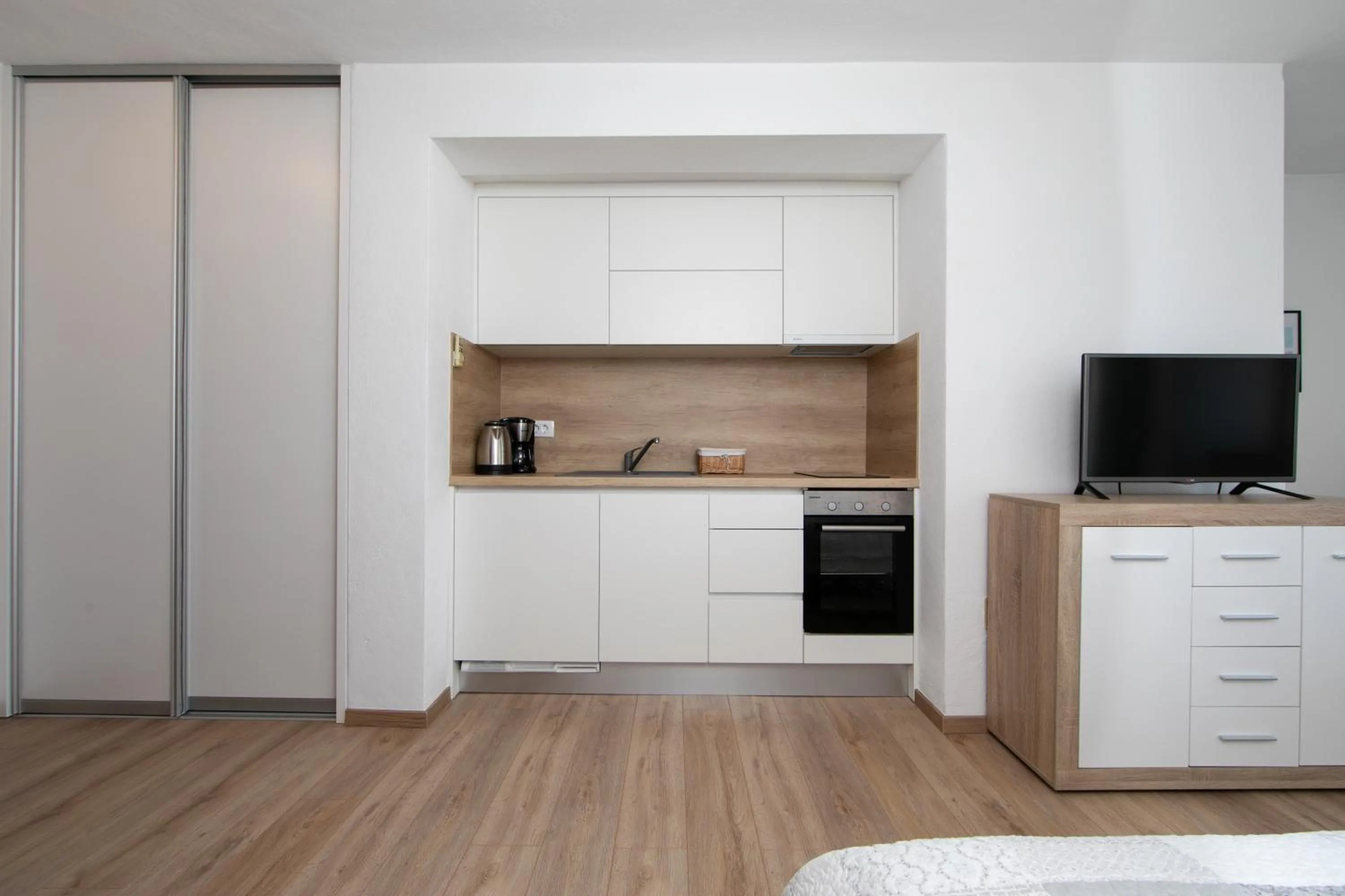 Kitchen or kitchenette in Apartments Villa Mili