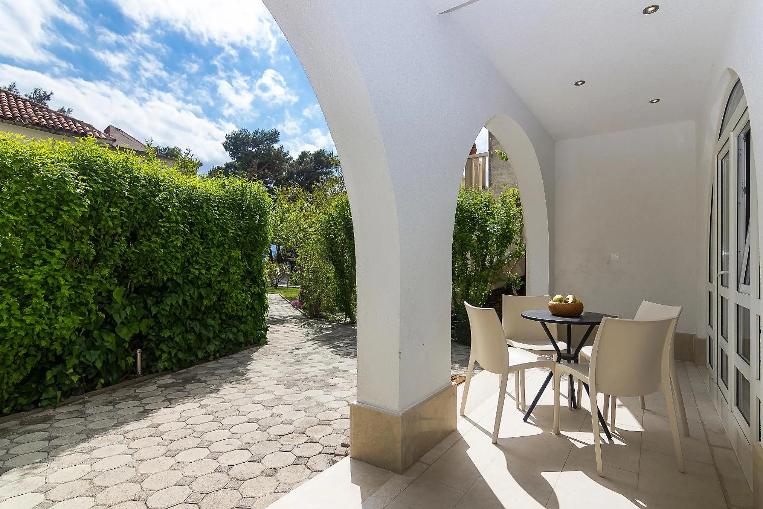 Patio in Apartments Villa Mili