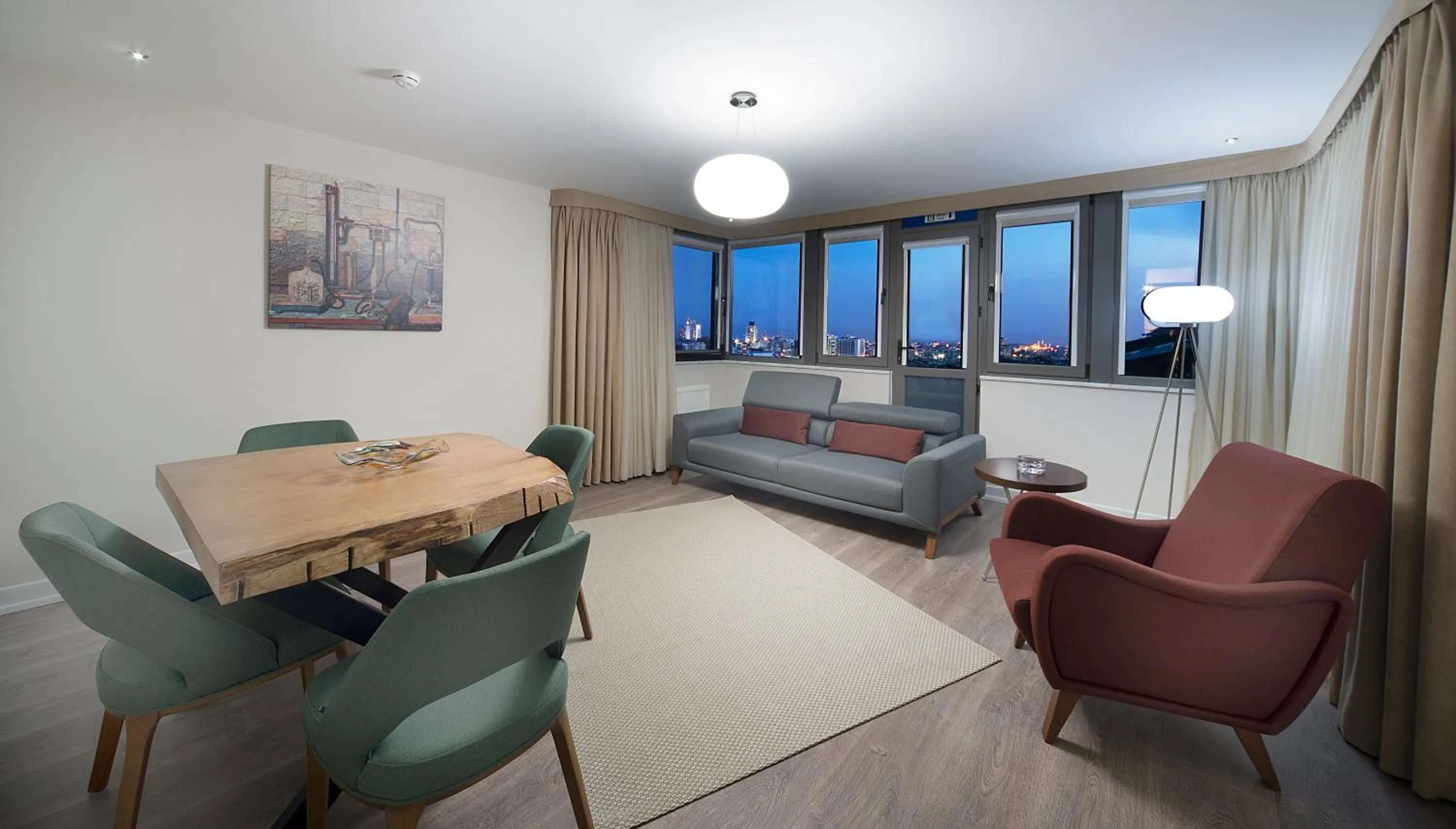 Living room in The Clock Suites