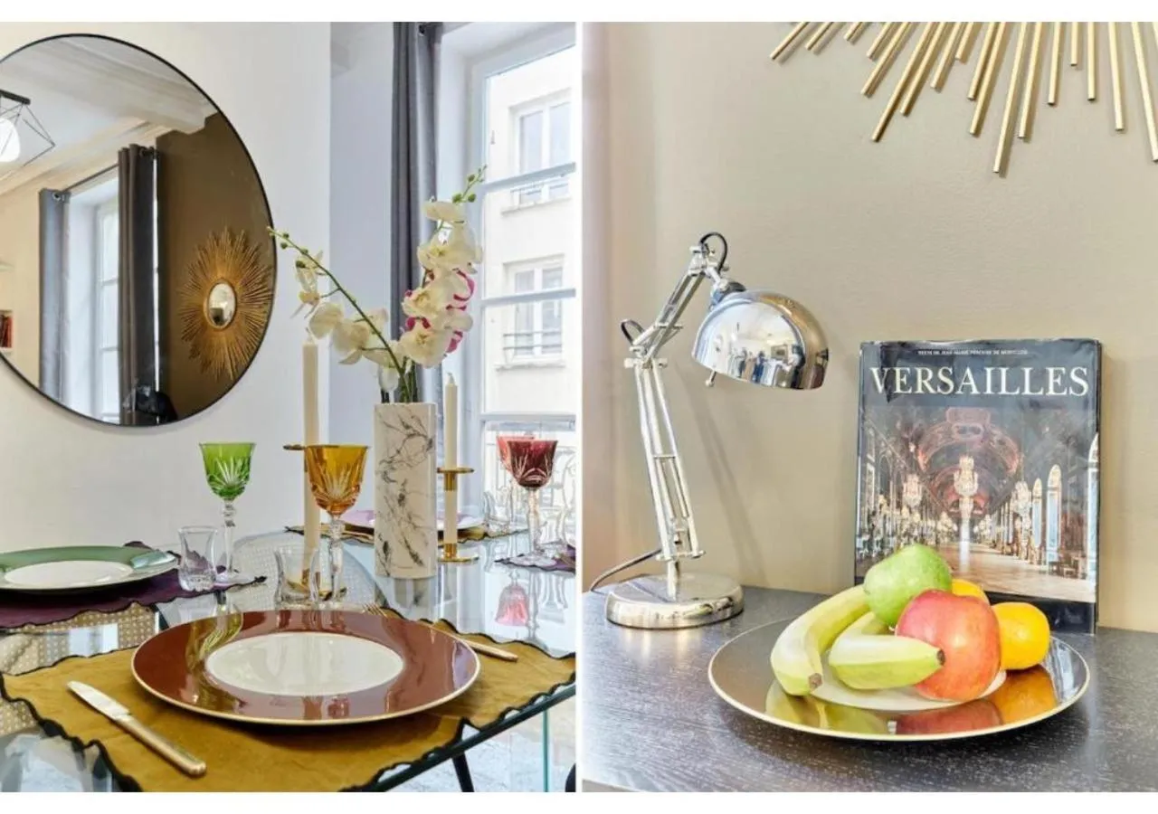 Food and drinks in Apartment Le Marais by Studio prestige