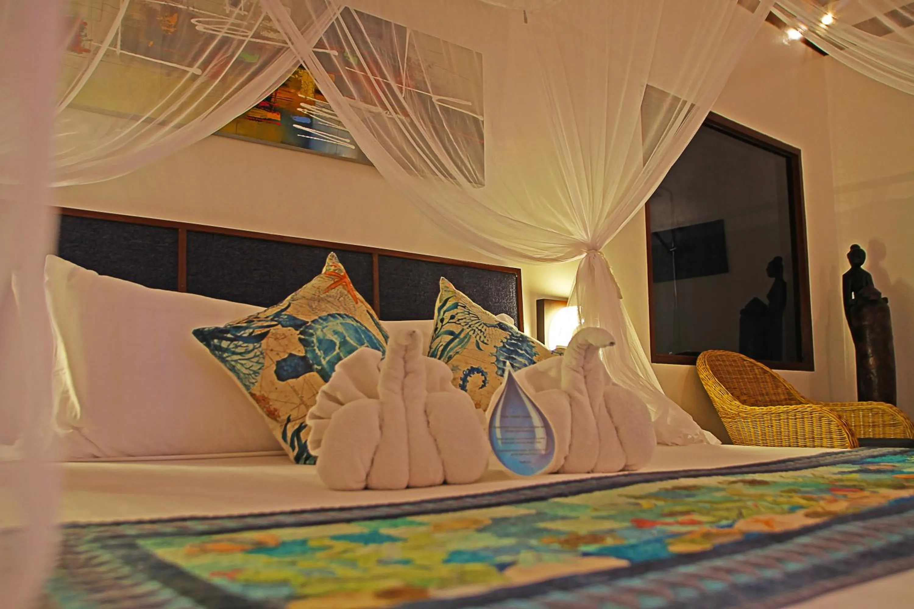 Bed in Last Frontier Beach Resort - Adults Only