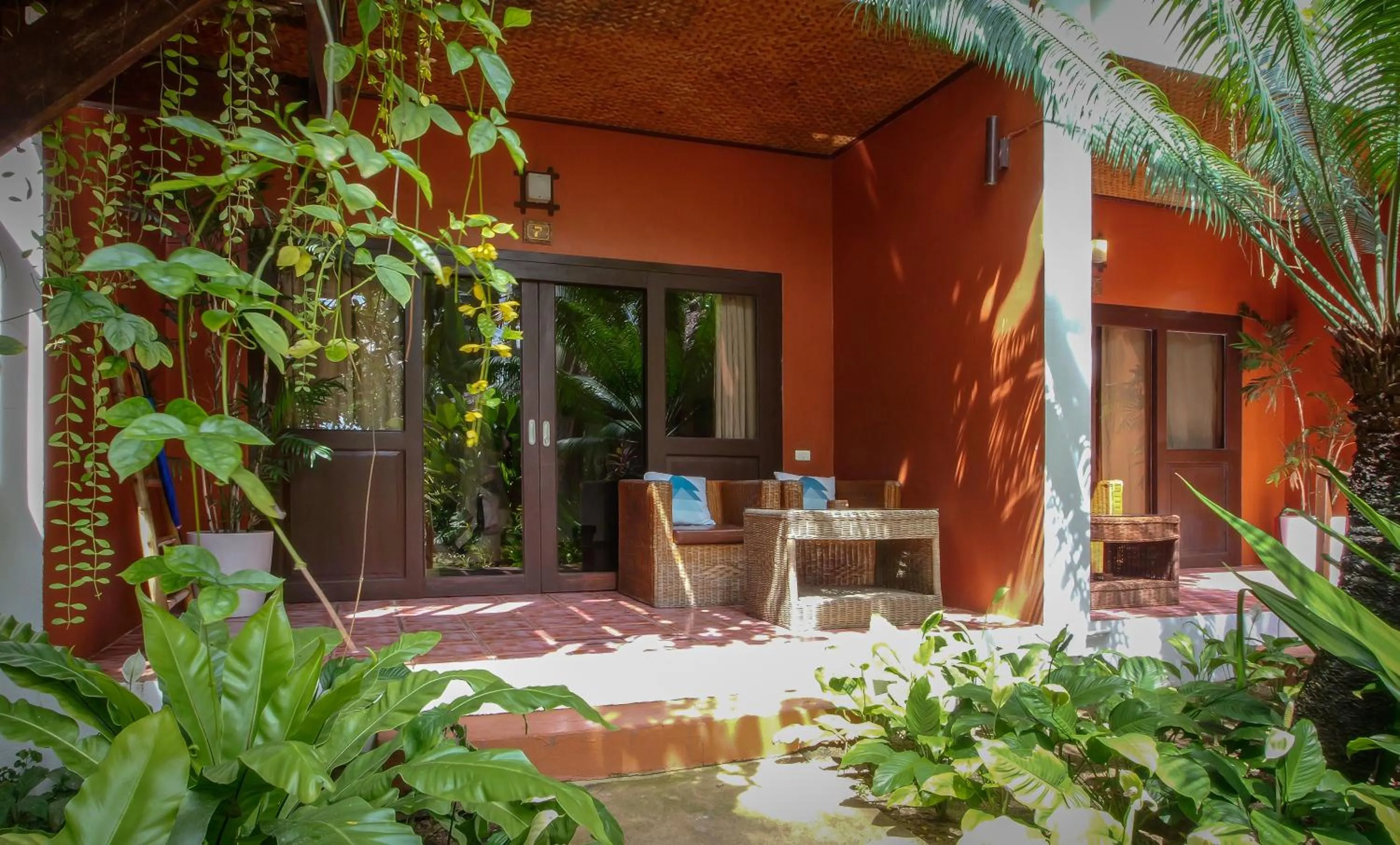Balcony/Terrace in Last Frontier Beach Resort - Adults Only