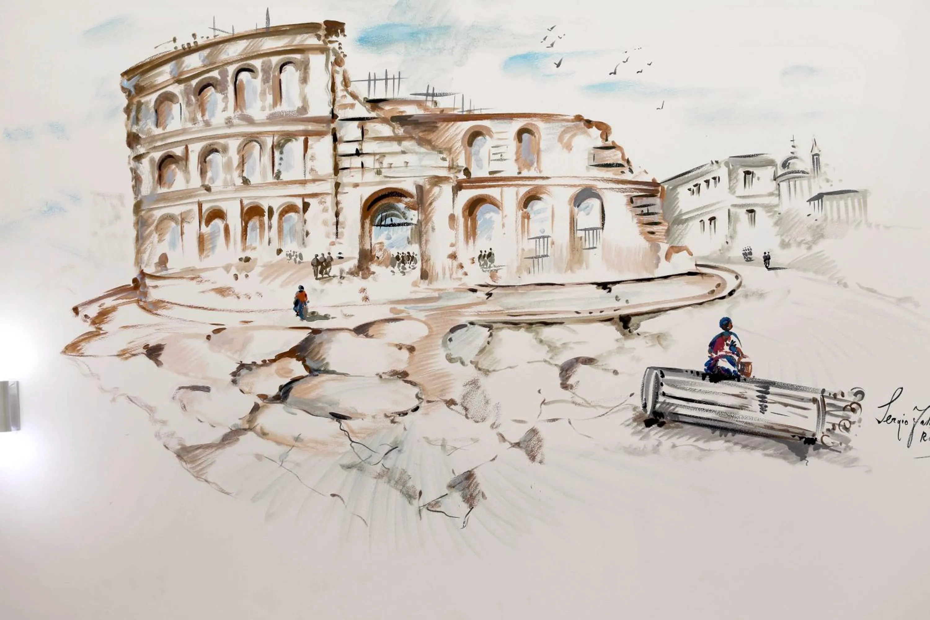 Decorative detail in Gateway Residence