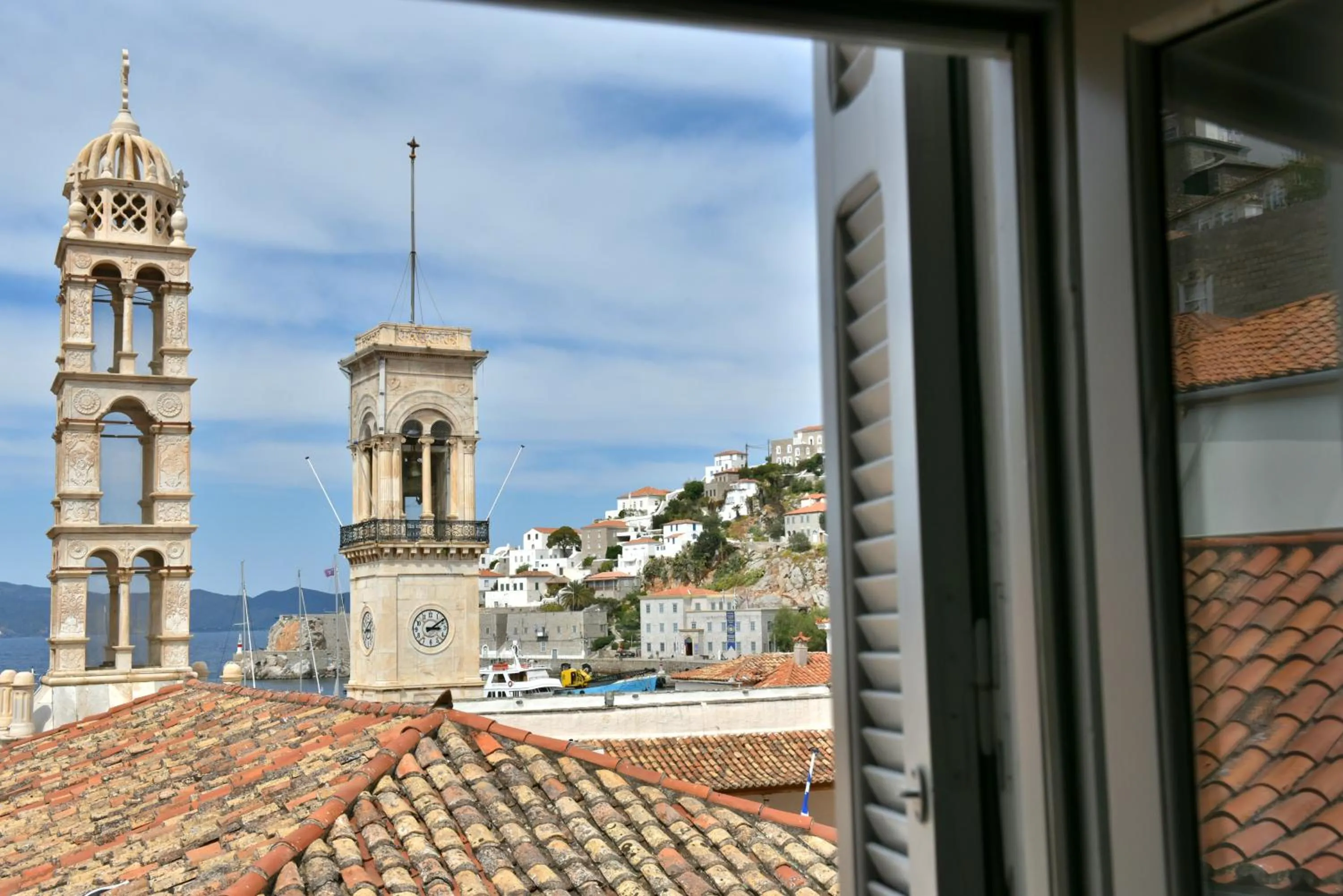 Landmark view in Douskos Guesthouse