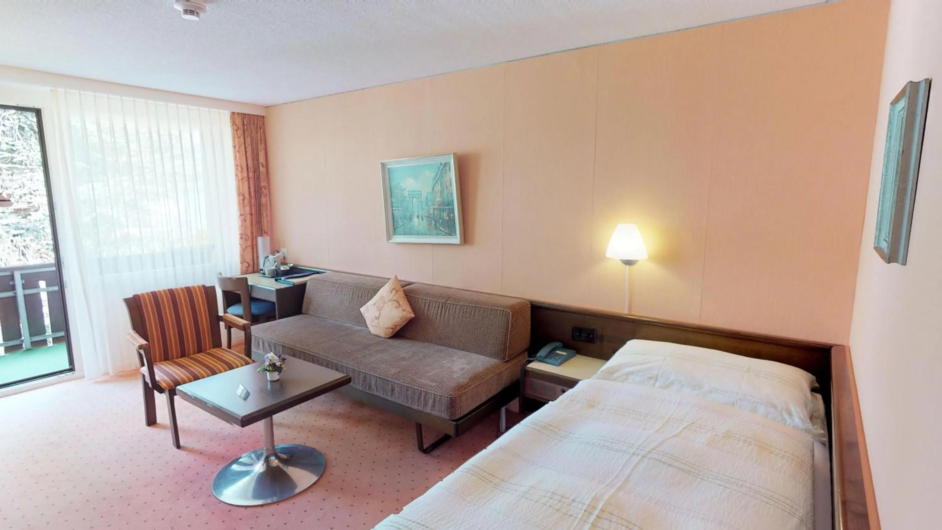 Bed in Hotel-Restaurant Seegarten-Marina