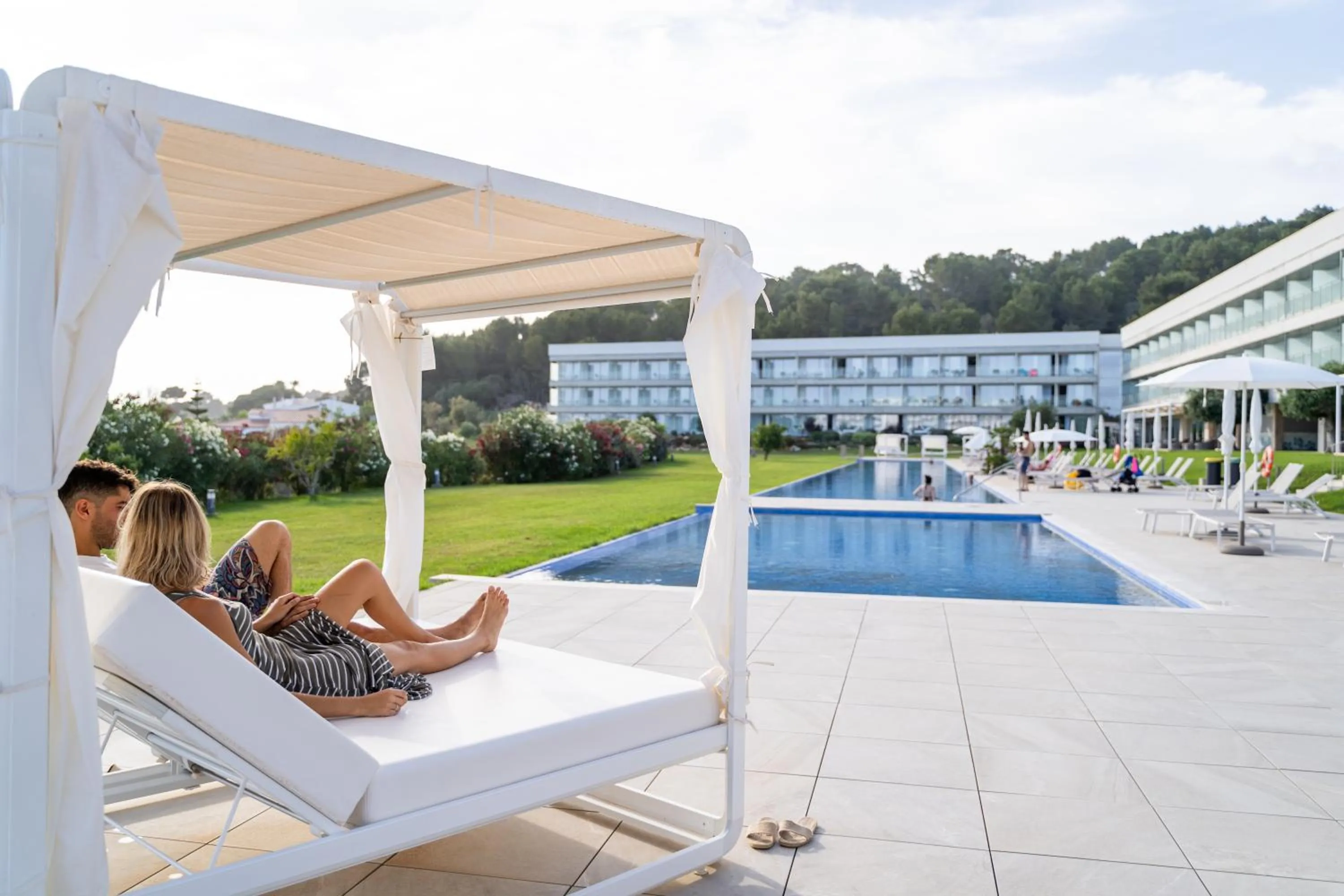 Pool view in Seth 55 Santo Tomas