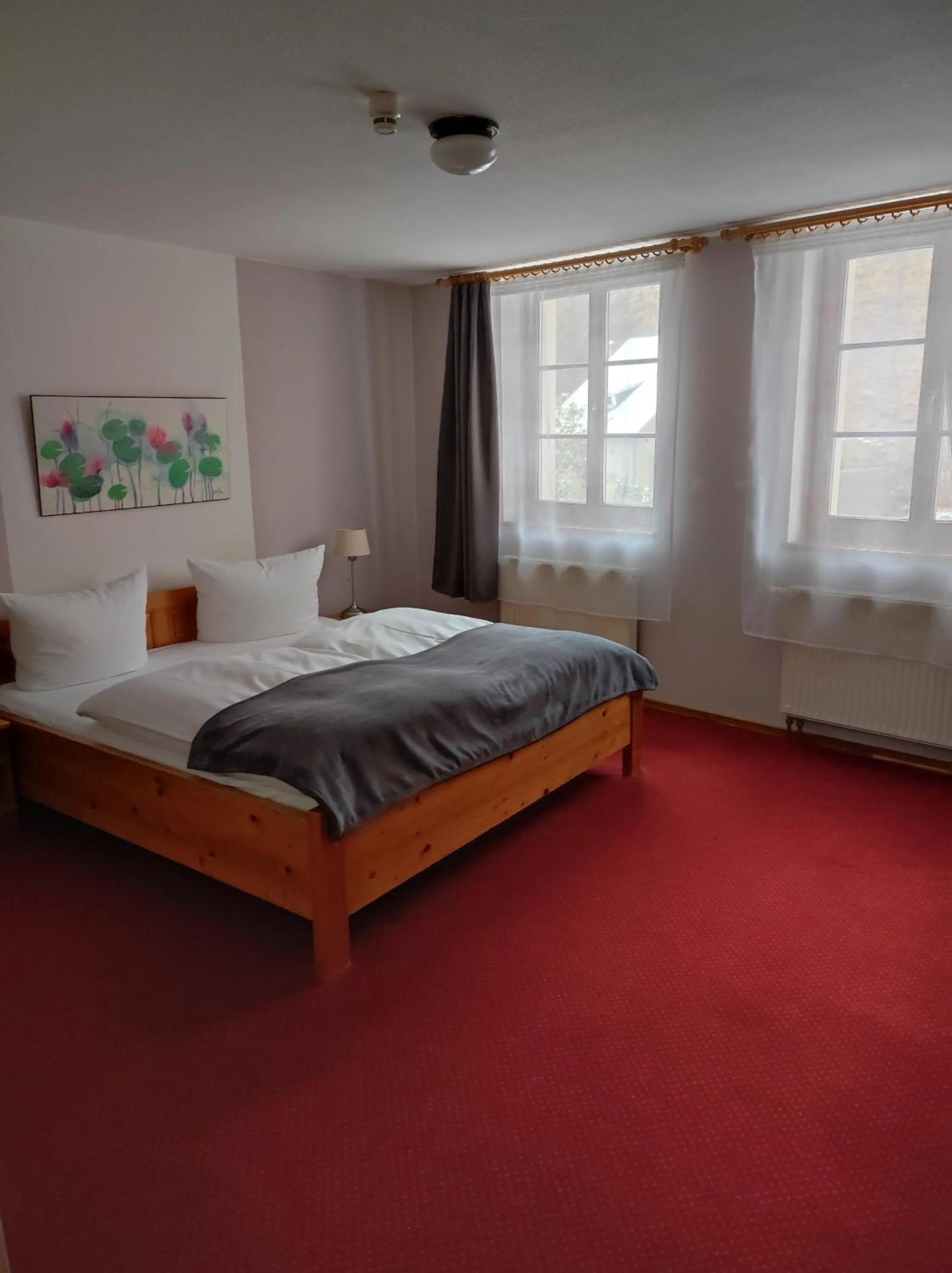 Bed in Hotel Blaue Blume