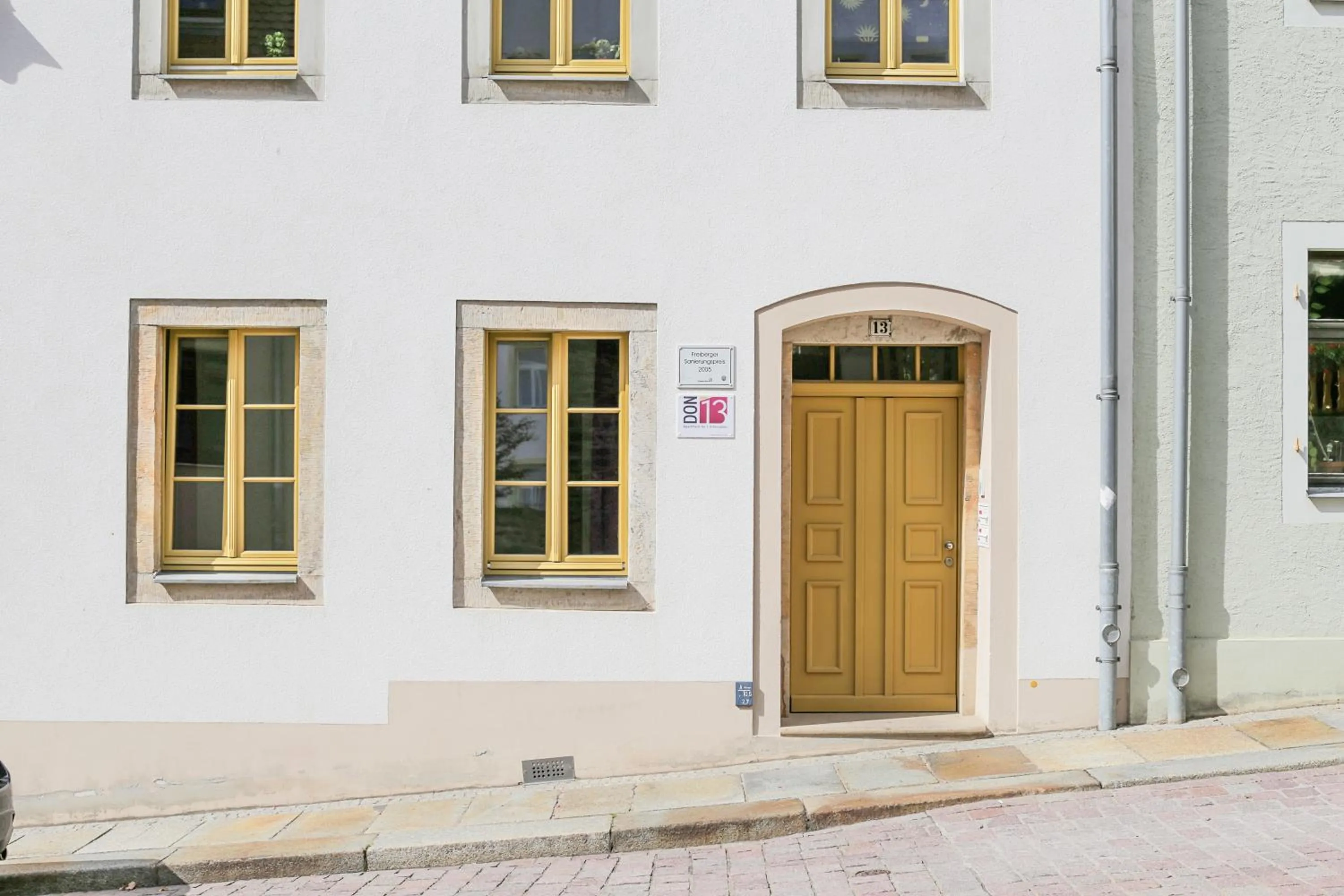 Property building in Hotel Blaue Blume