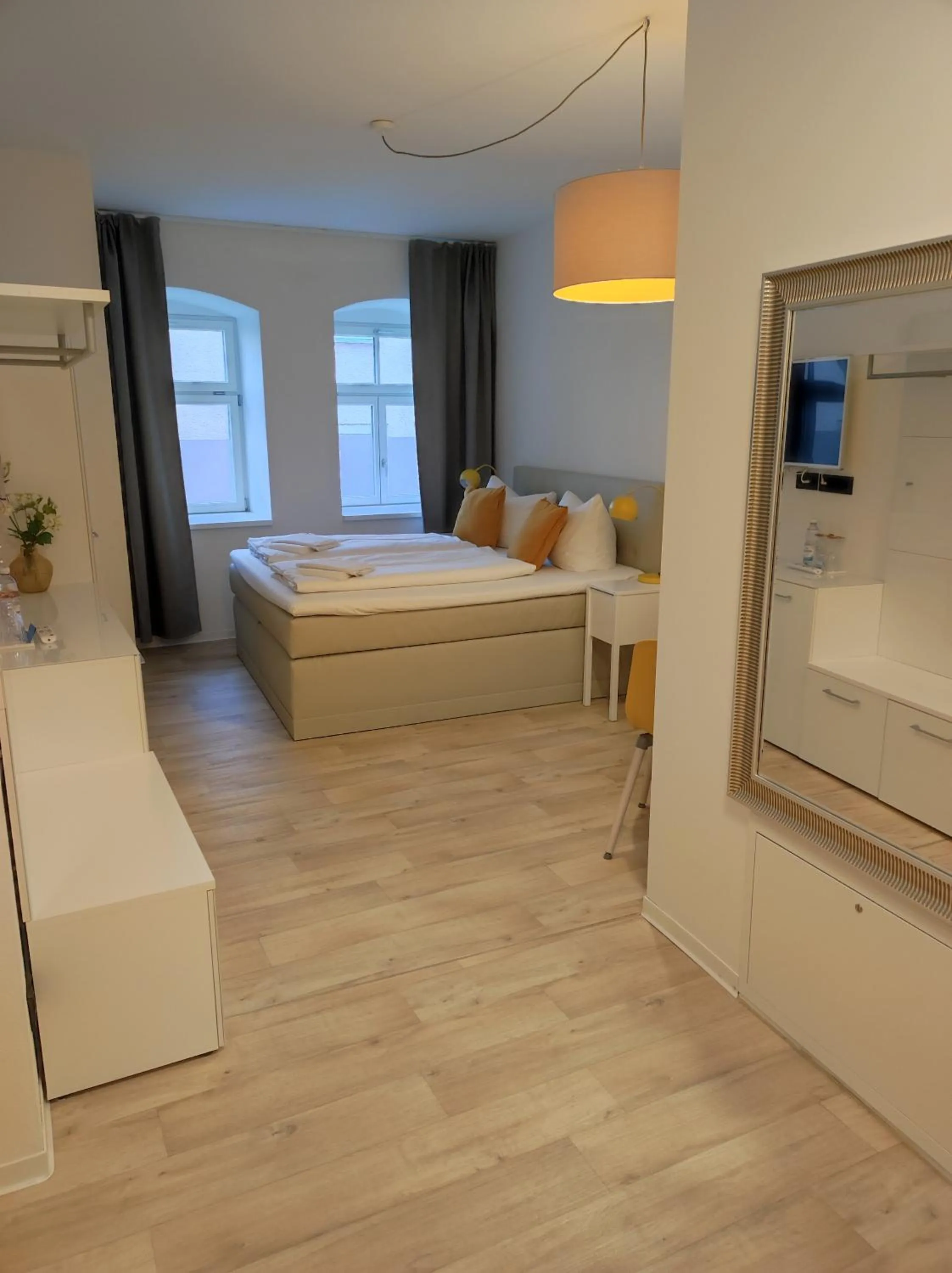 TV and multimedia, Bed in Hotel Blaue Blume