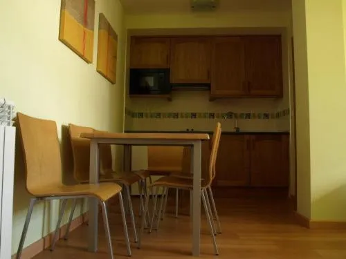 Kitchen or kitchenette in Aparthotel Peña Telera Resort