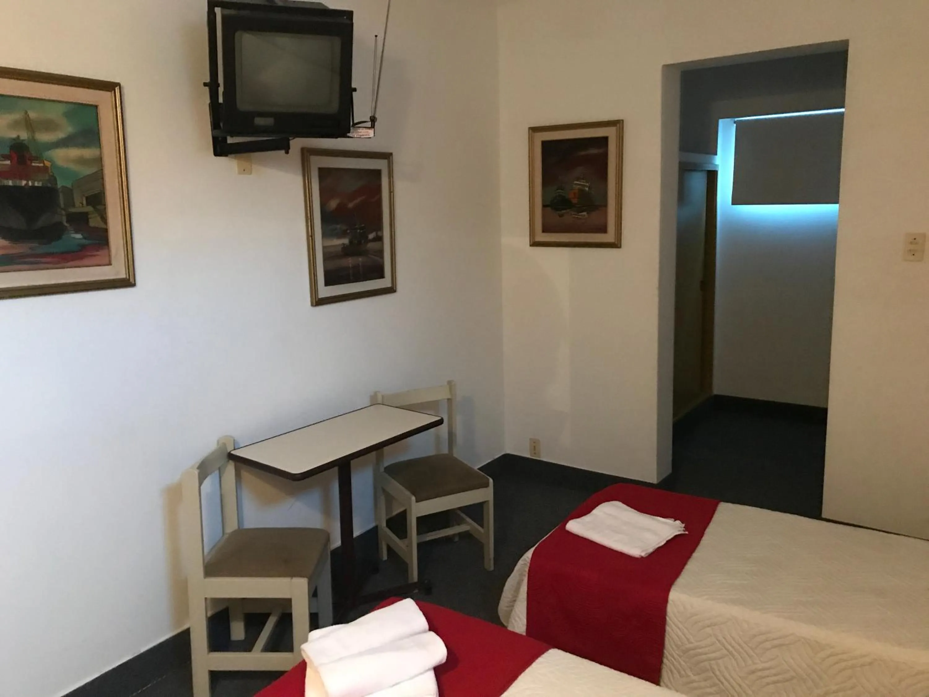 Bed in Hotel Antares