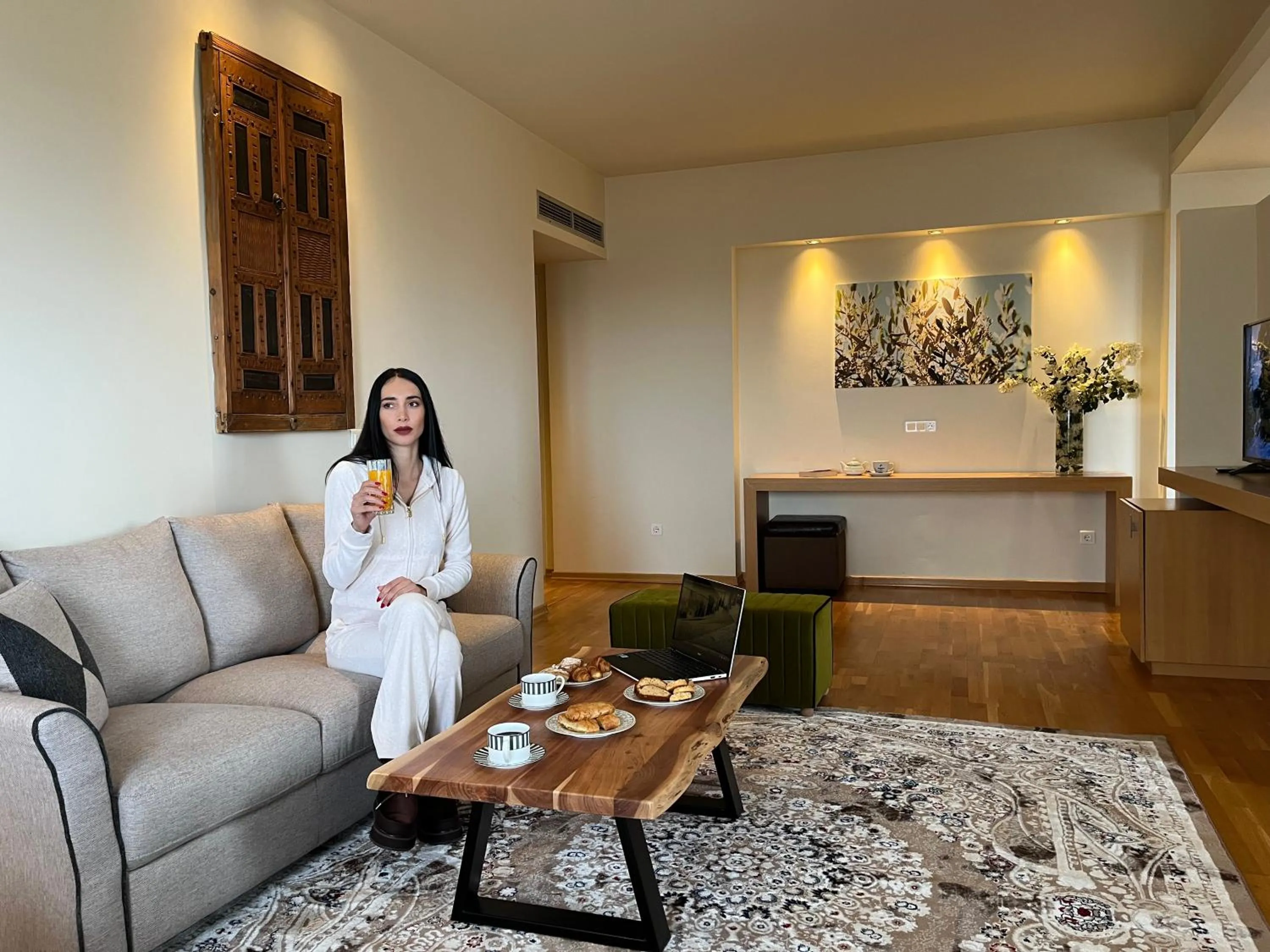 Seating area in Anemolia Mountain Resort