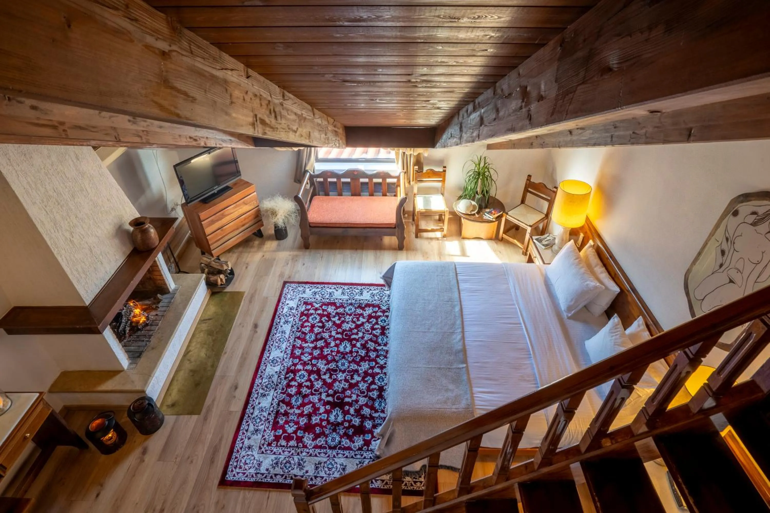 Bed in Anemolia Mountain Resort