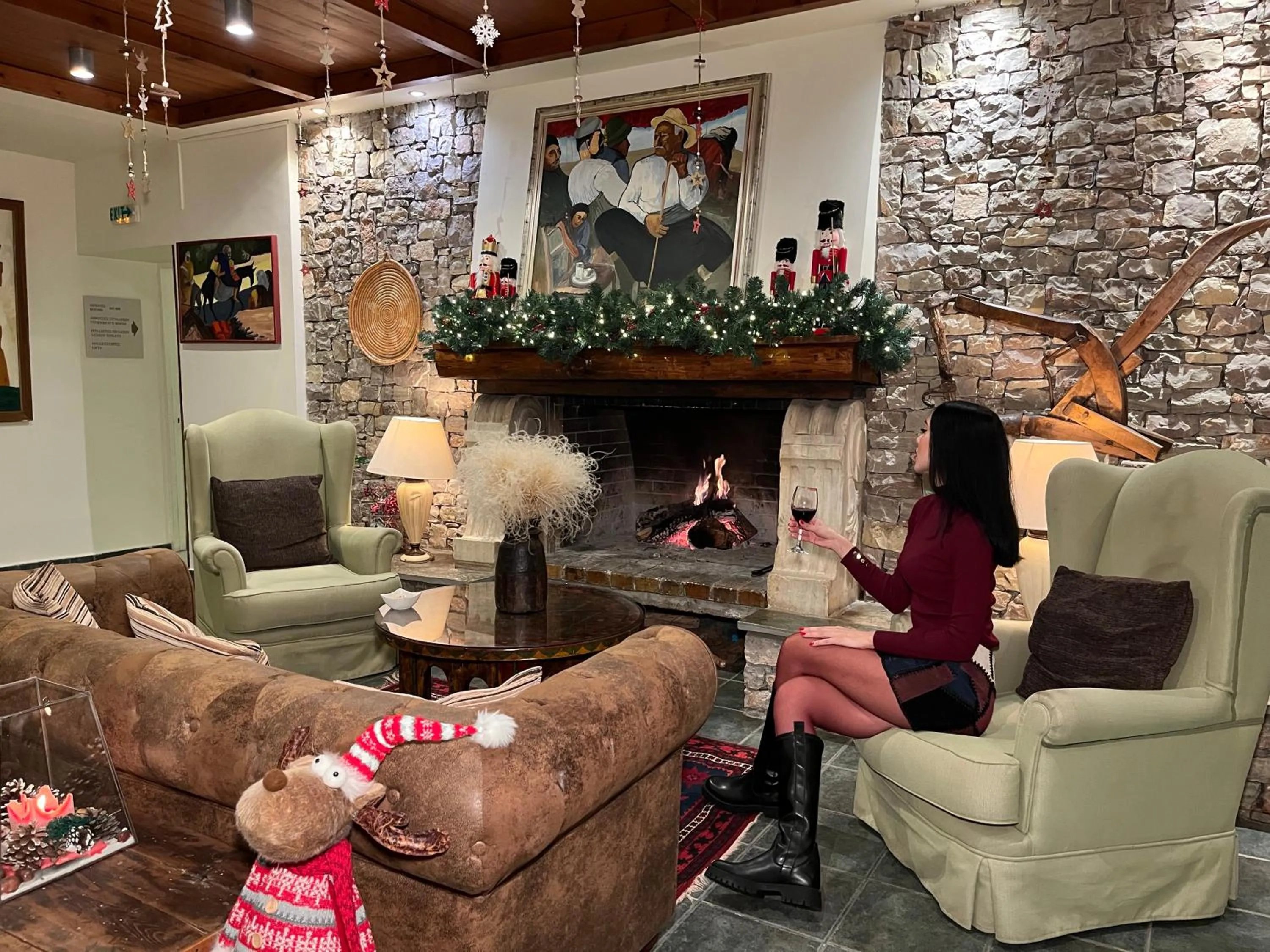 Winter in Anemolia Mountain Resort