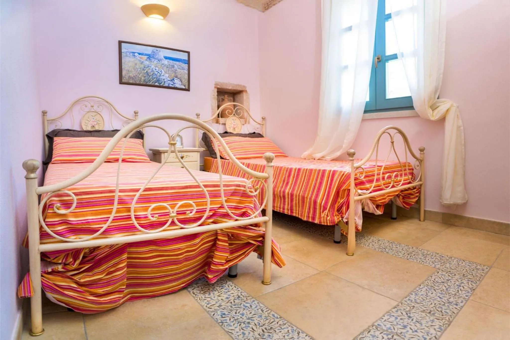 Bed in Villa Astrea