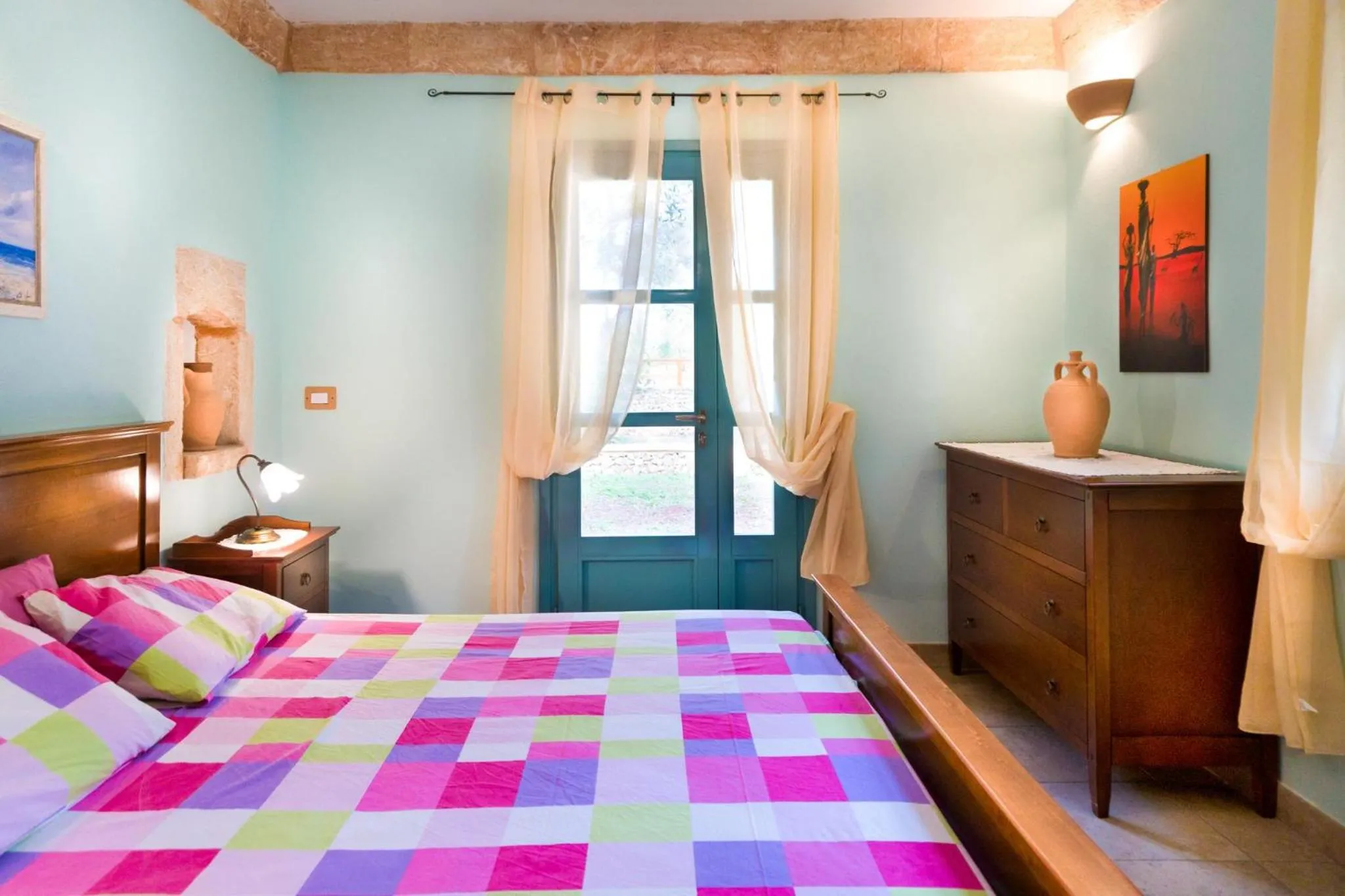 Bed in Villa Astrea