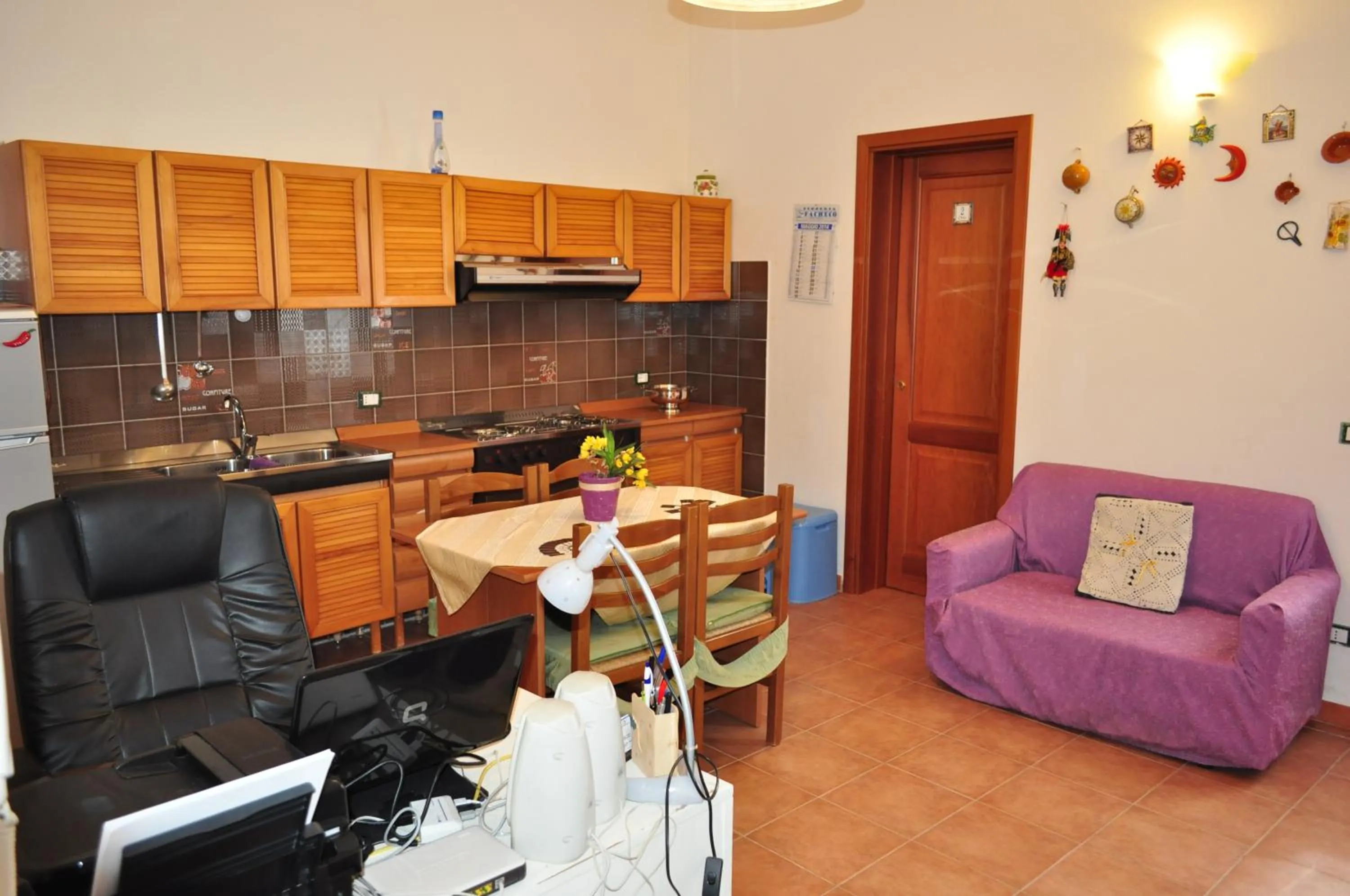 Communal lounge/ TV room in Bed & Breakfast Adriana