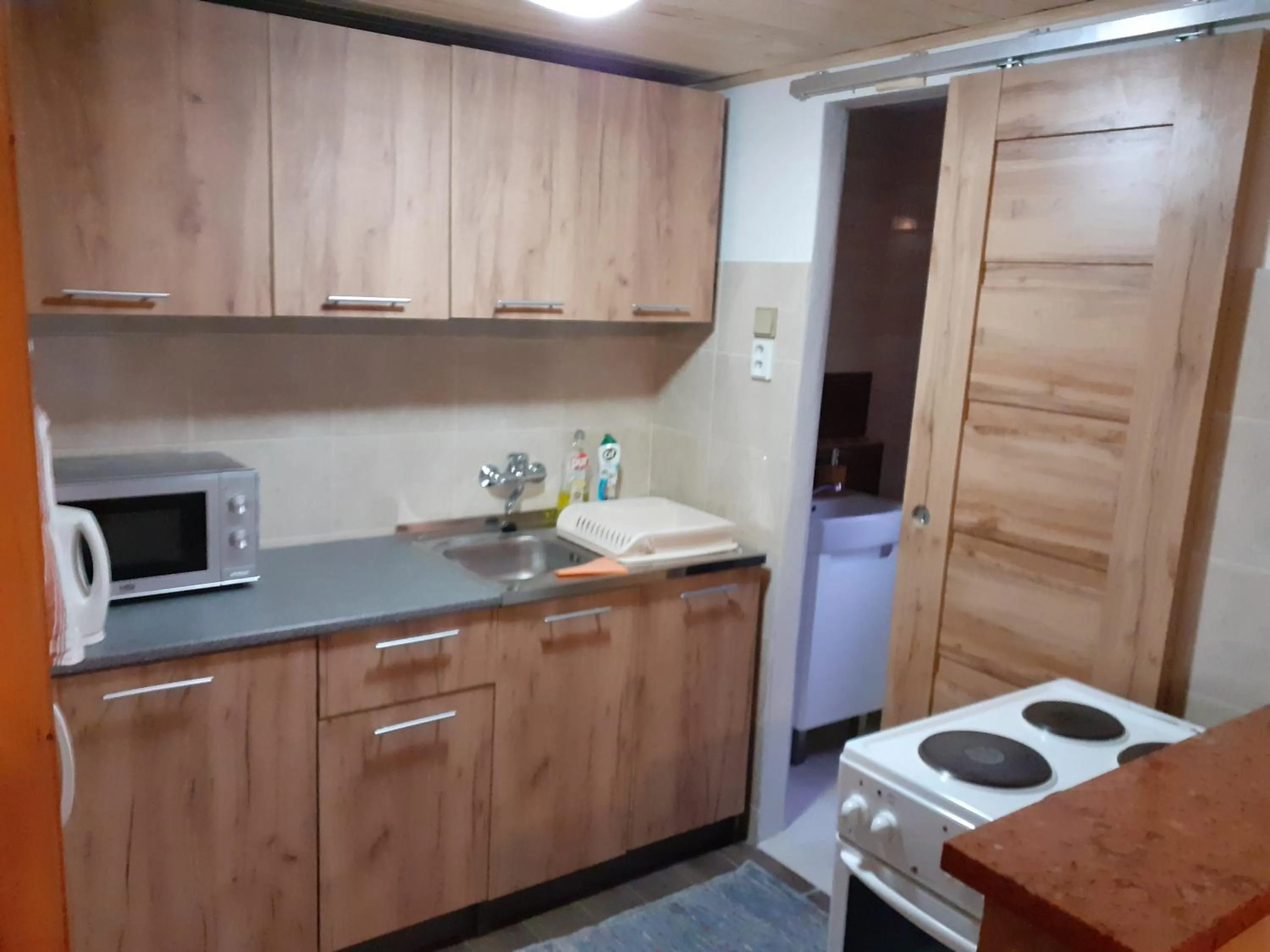 Kitchen or kitchenette in Chata FORESTINA