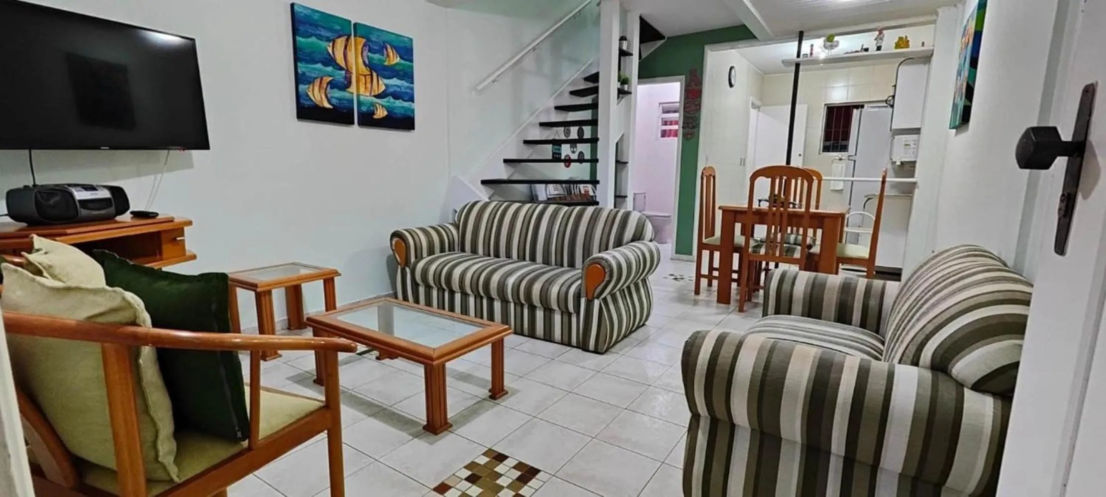 Living room in Casinha de Boneca em Juquey