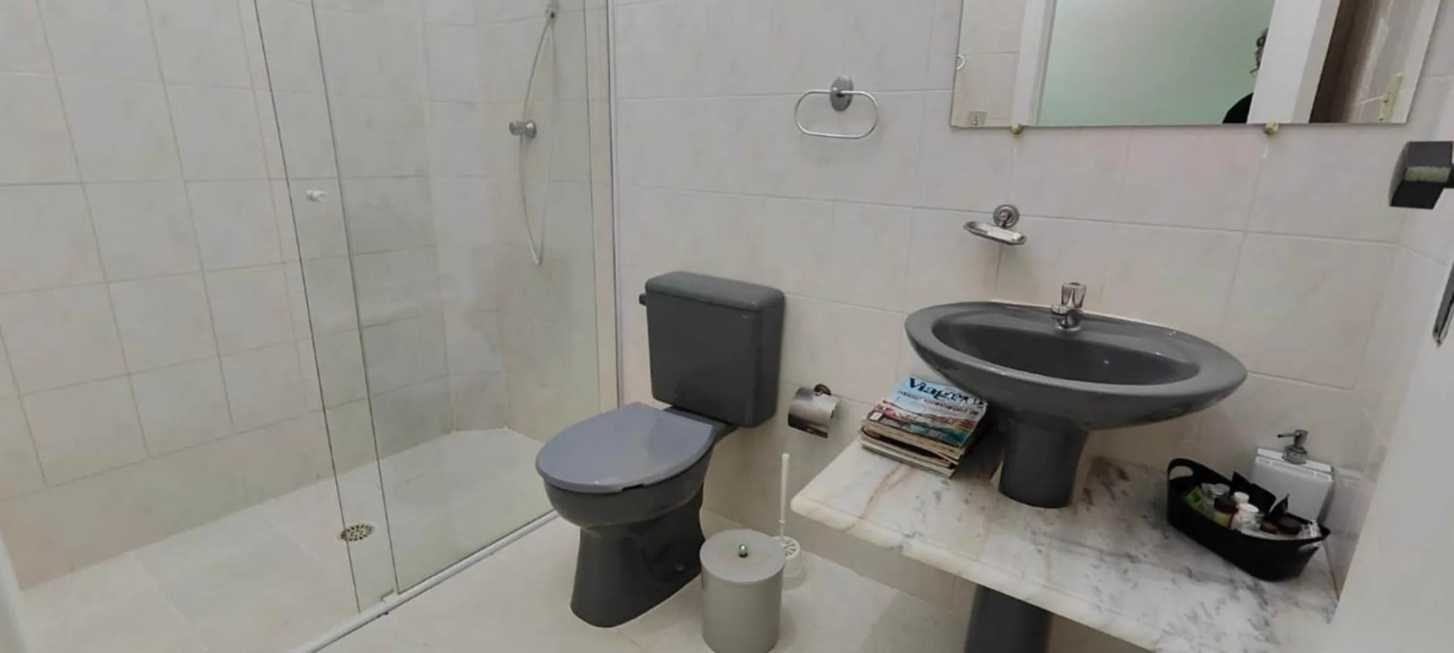 Bathroom in Casinha de Boneca em Juquey