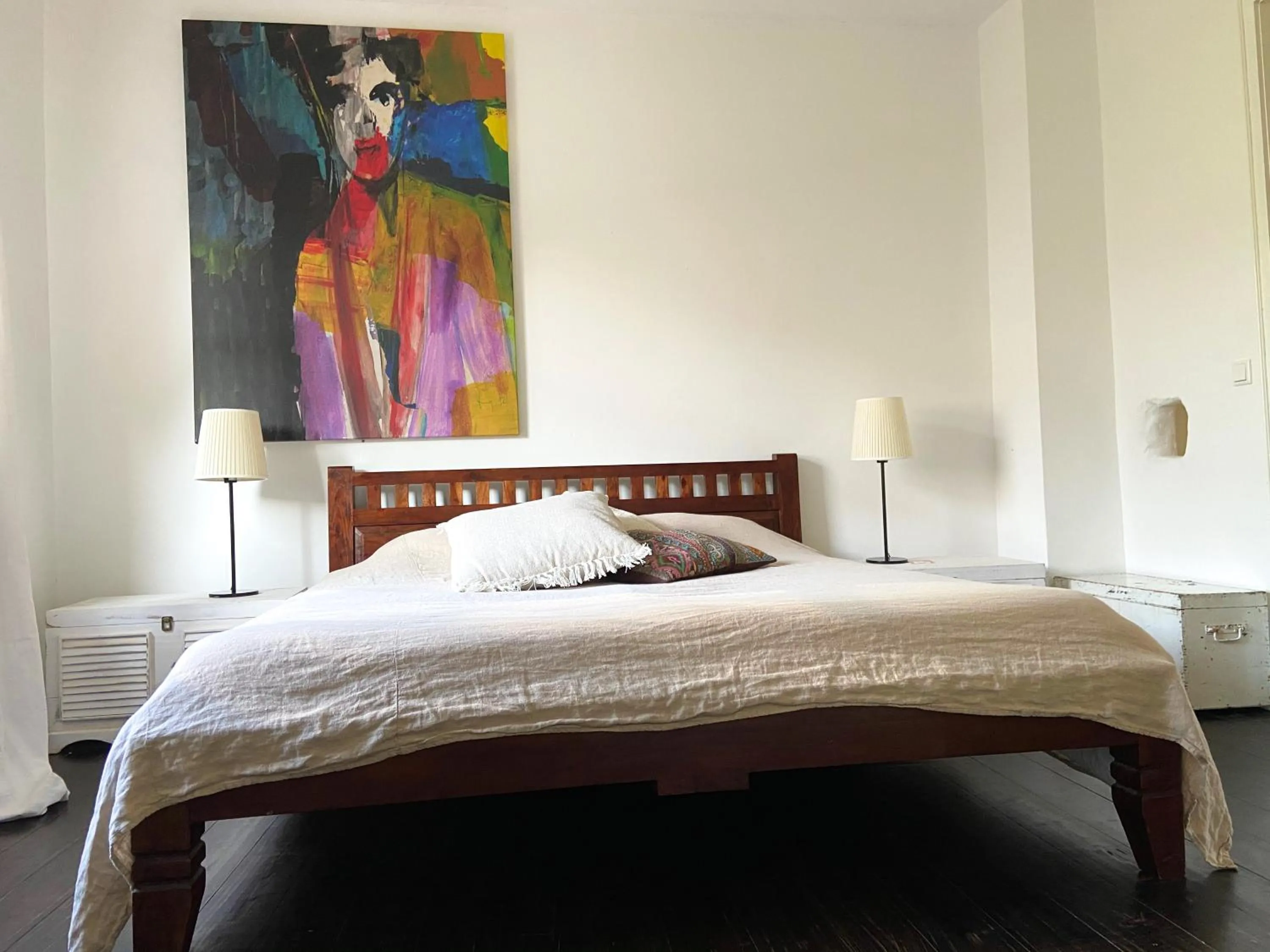 Bed in Schuhmacherei Guesthouse