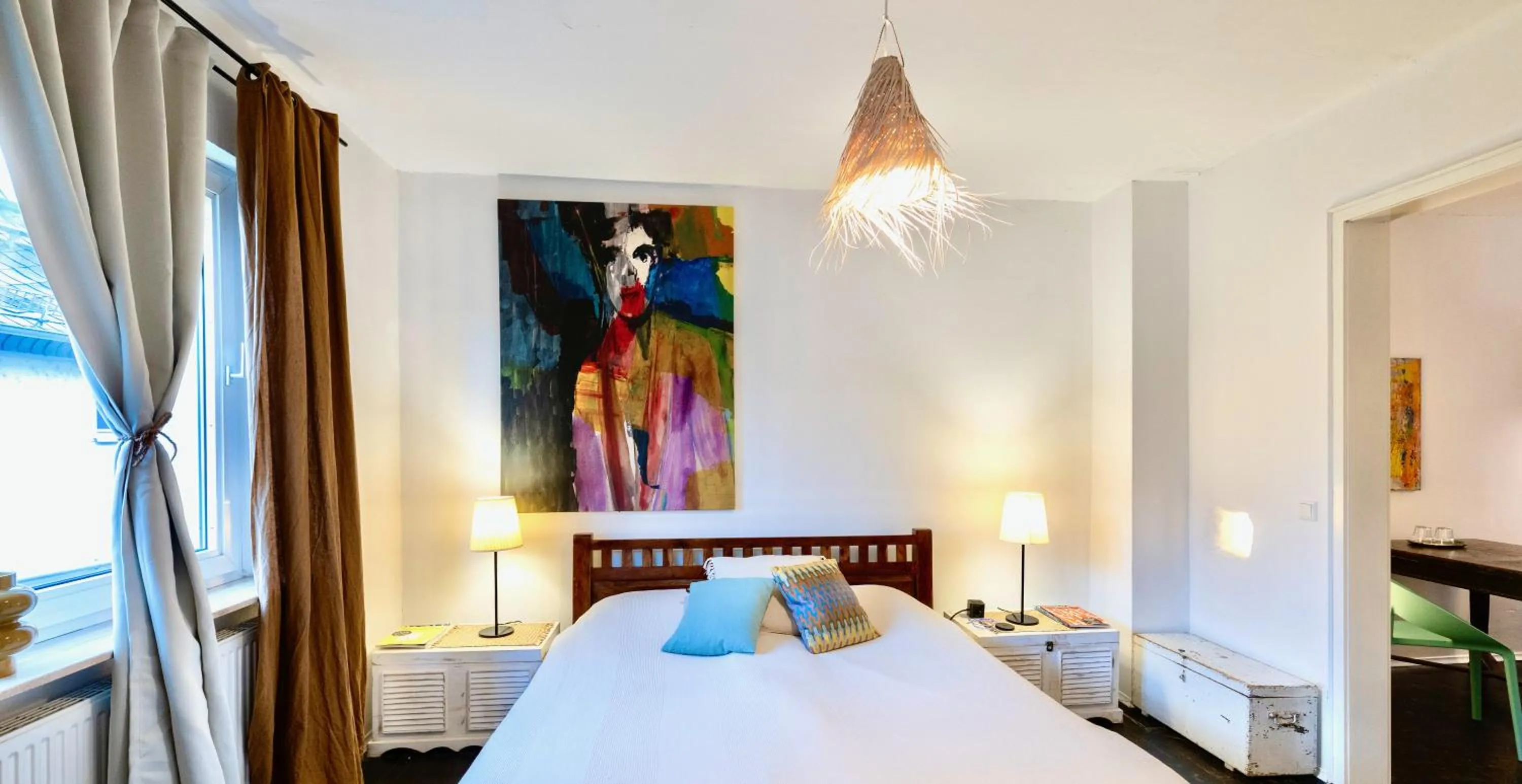 Bed in Schuhmacherei Rooms