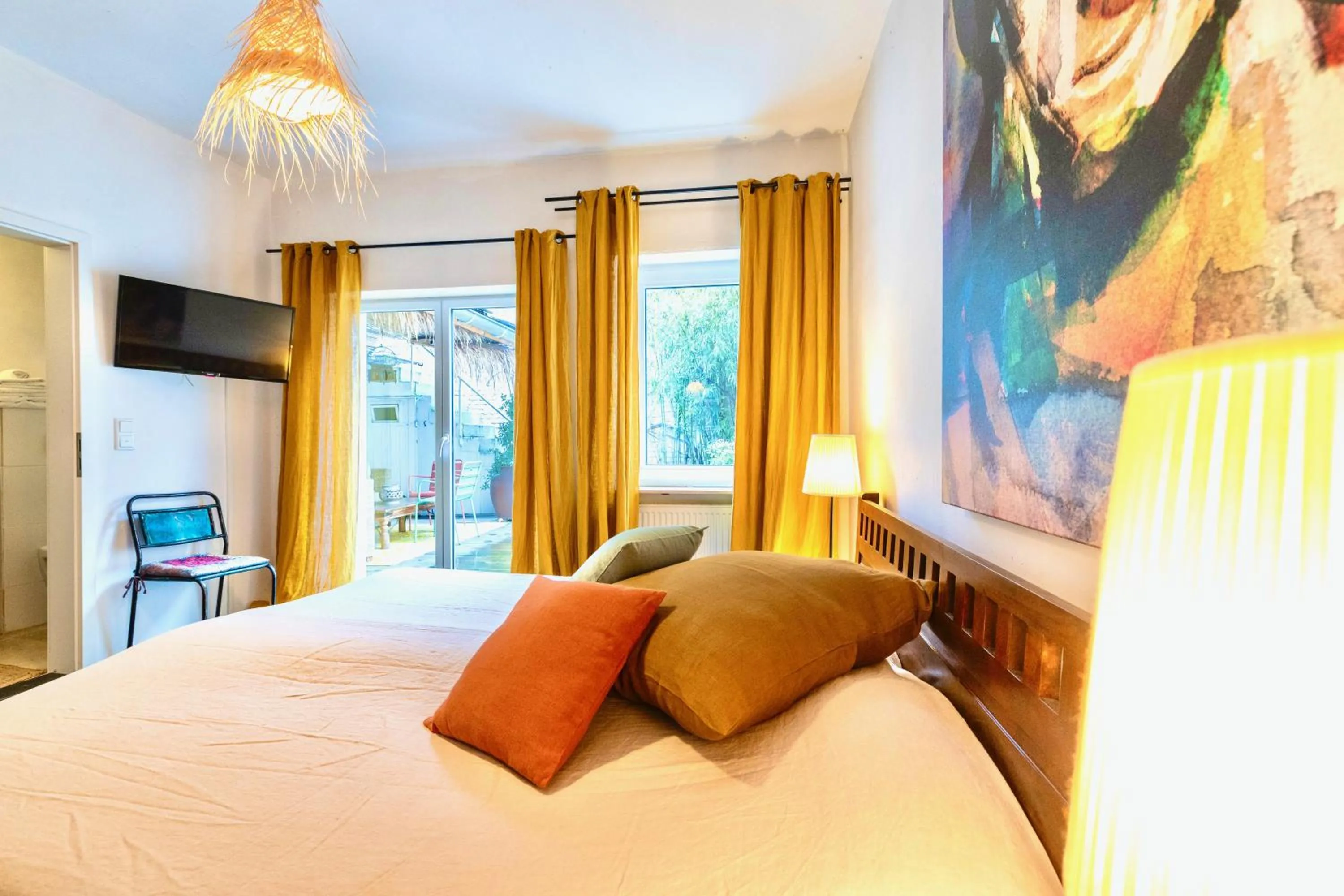 Photo of the whole room, Bed in Schuhmacherei Rooms