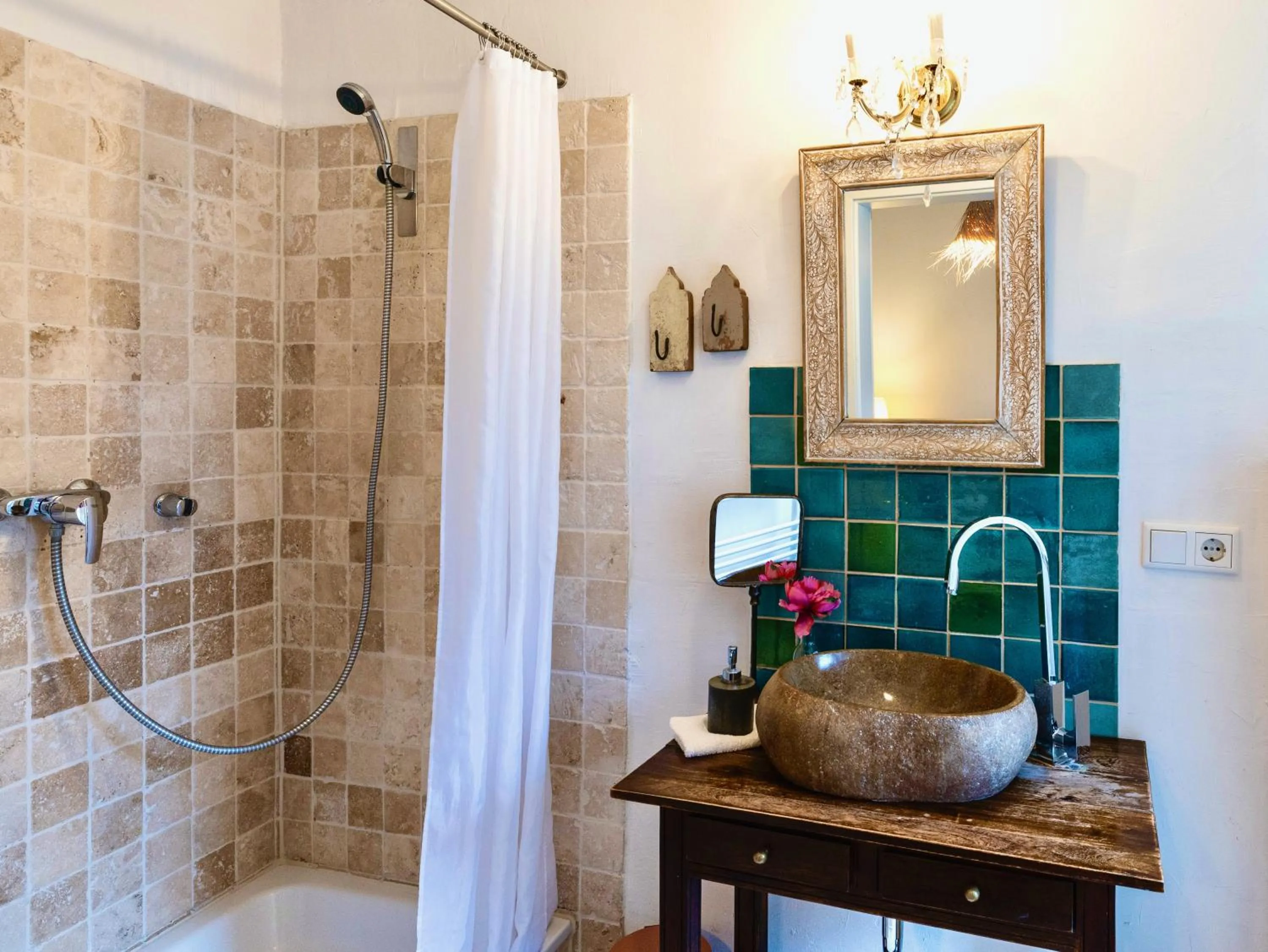 Shower in Schuhmacherei Rooms