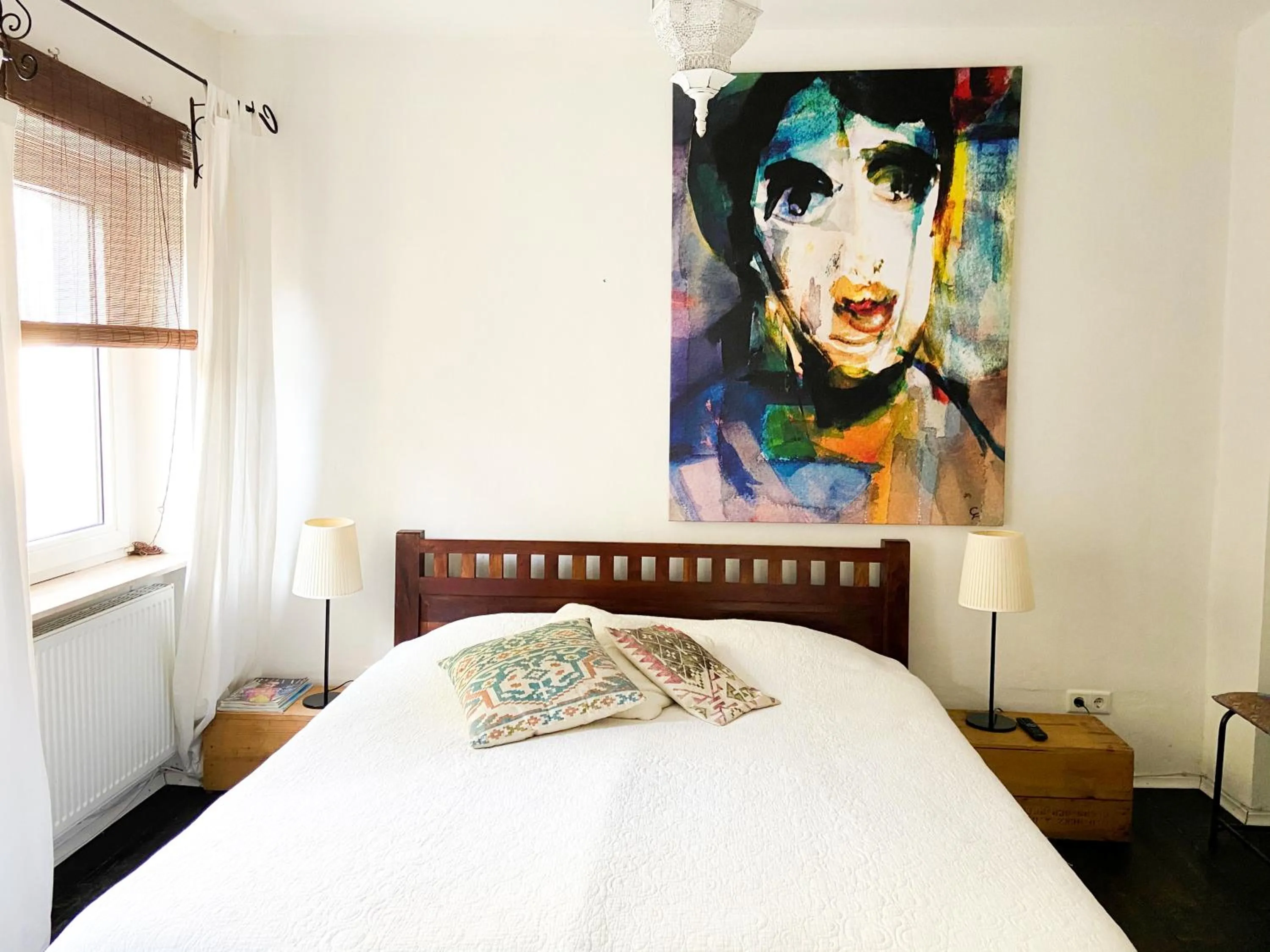 Bed in Schuhmacherei Guesthouse