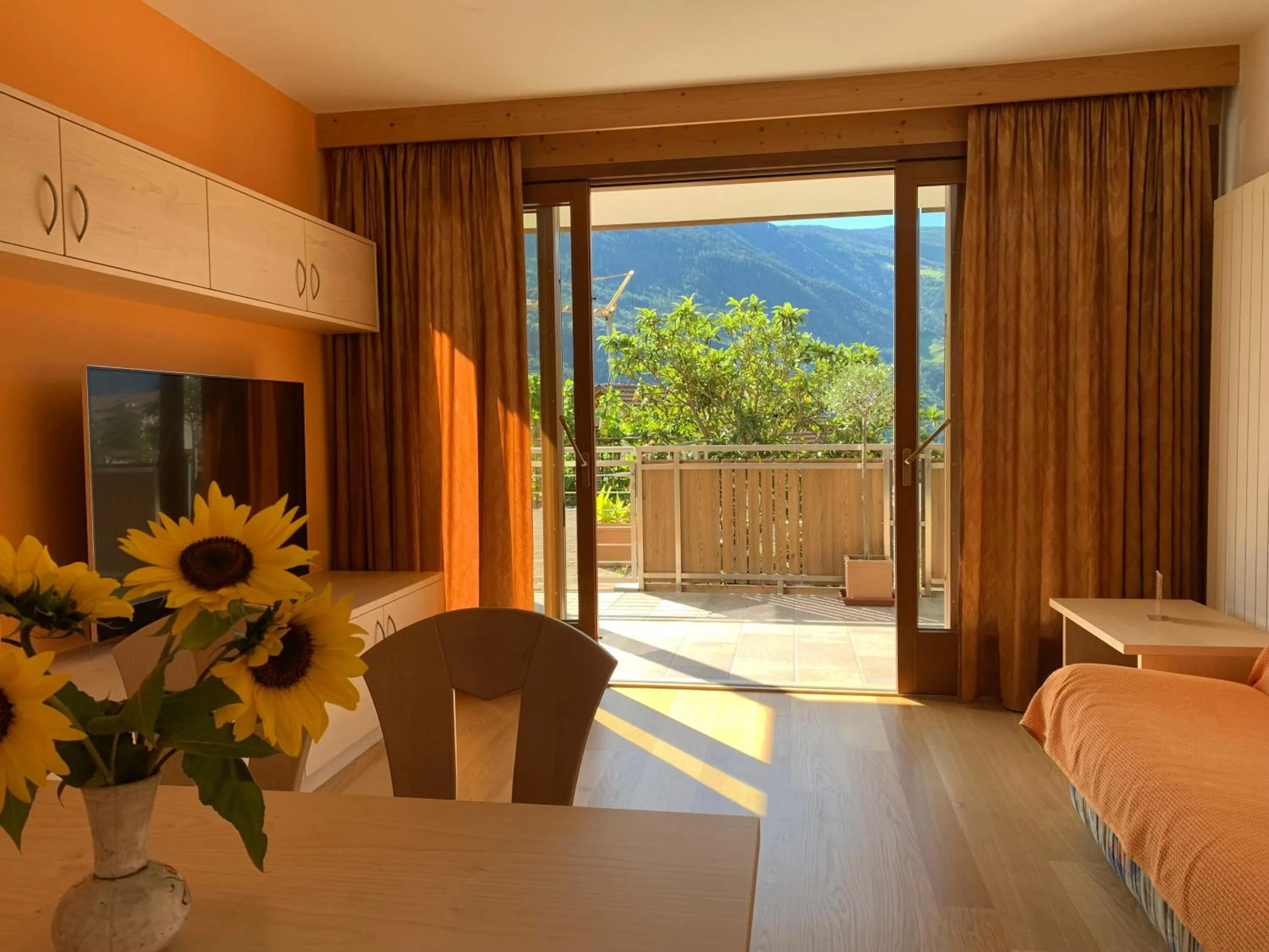 View (from property/room), Bed in Residence Sonnenburger - Biobauernhof - Azienda agricola biologica