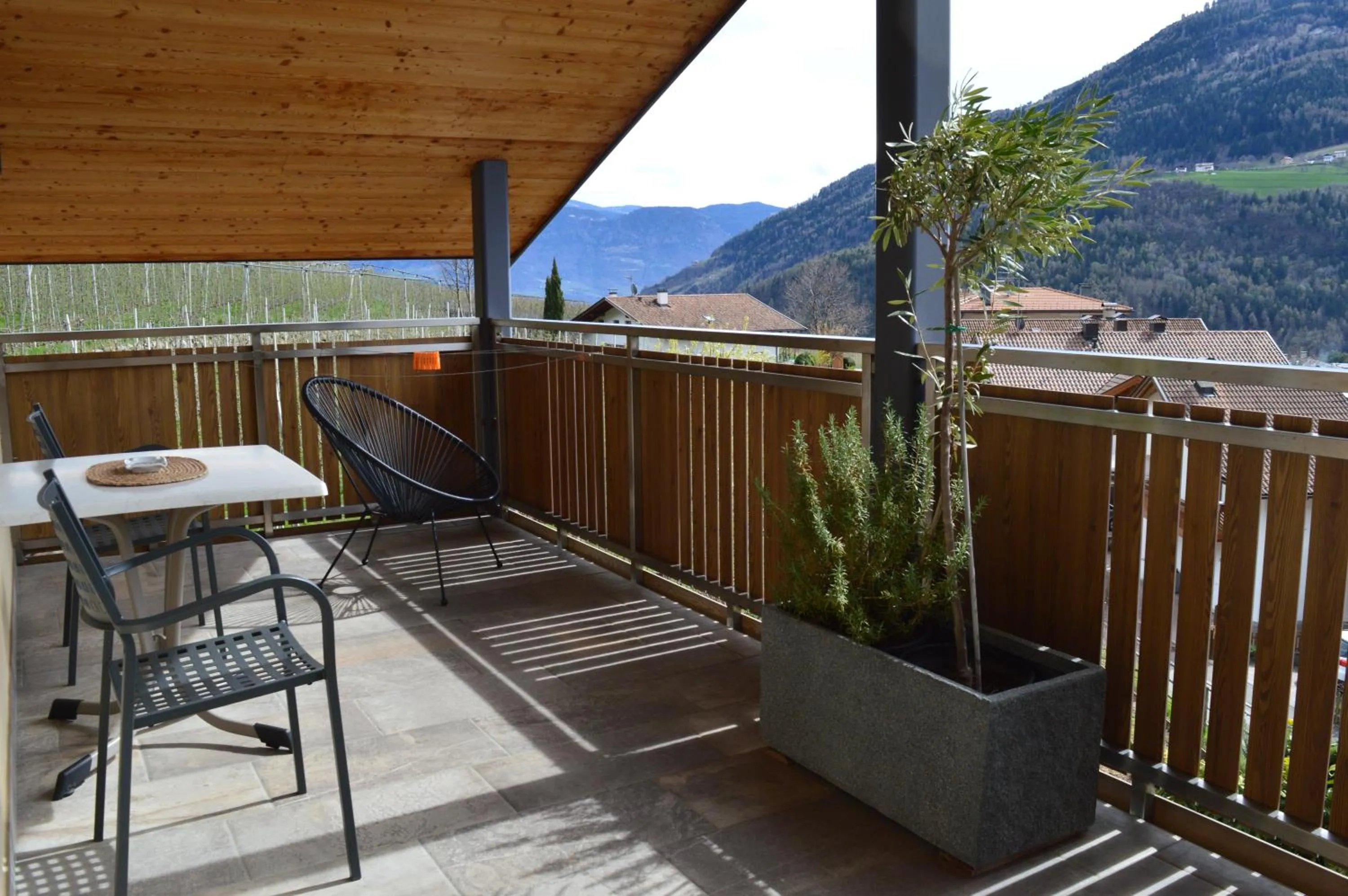 Balcony/Terrace in Residence Sonnenburger - Biobauernhof - Azienda agricola biologica