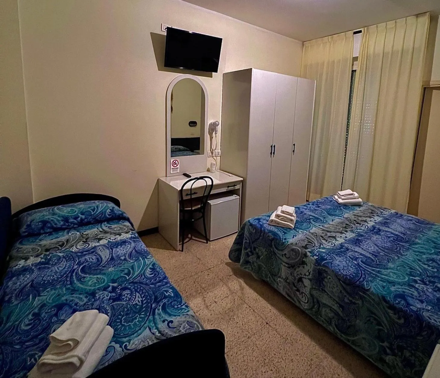 Bed in Hotel Cristina Hospitality Centrale